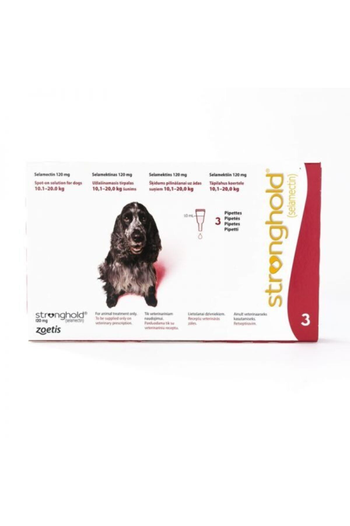 ZOETİS Stronghold Dog 10-20 Kg Iç Ve Dış Etkili| 3 Pipet