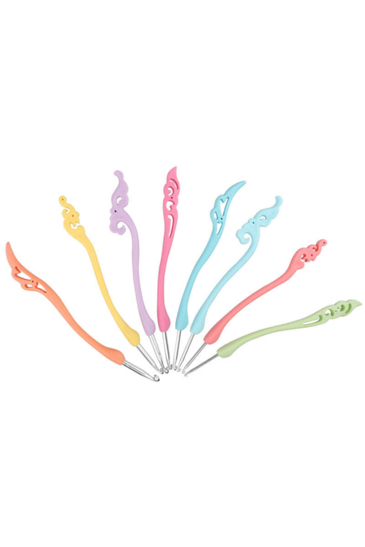 RENGİNN Elastik Saplı Motifli Tığ Seti