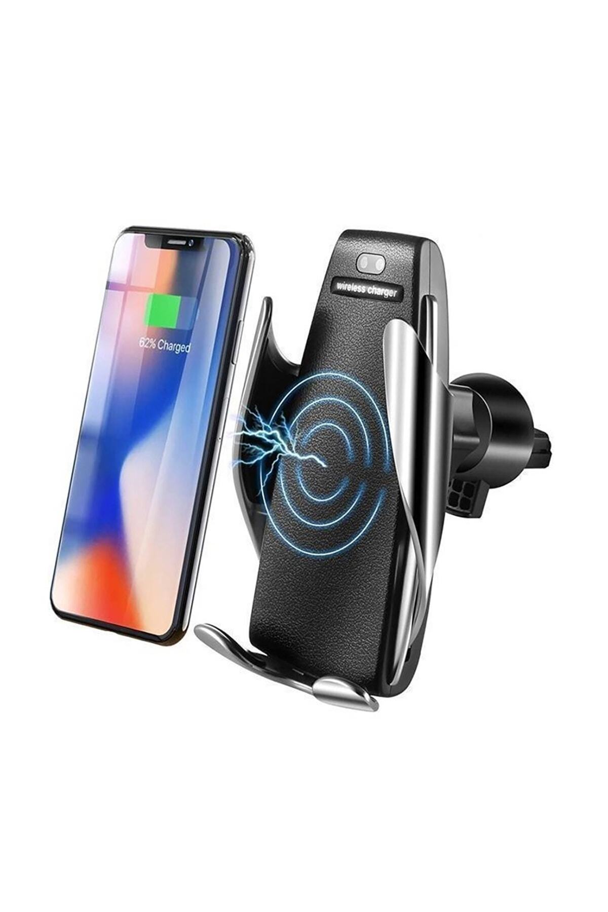 Streak Iphone 8 Plus X-r Note 9 S8 S9 Wireless Şarj Sensörlü Araç Tutucu