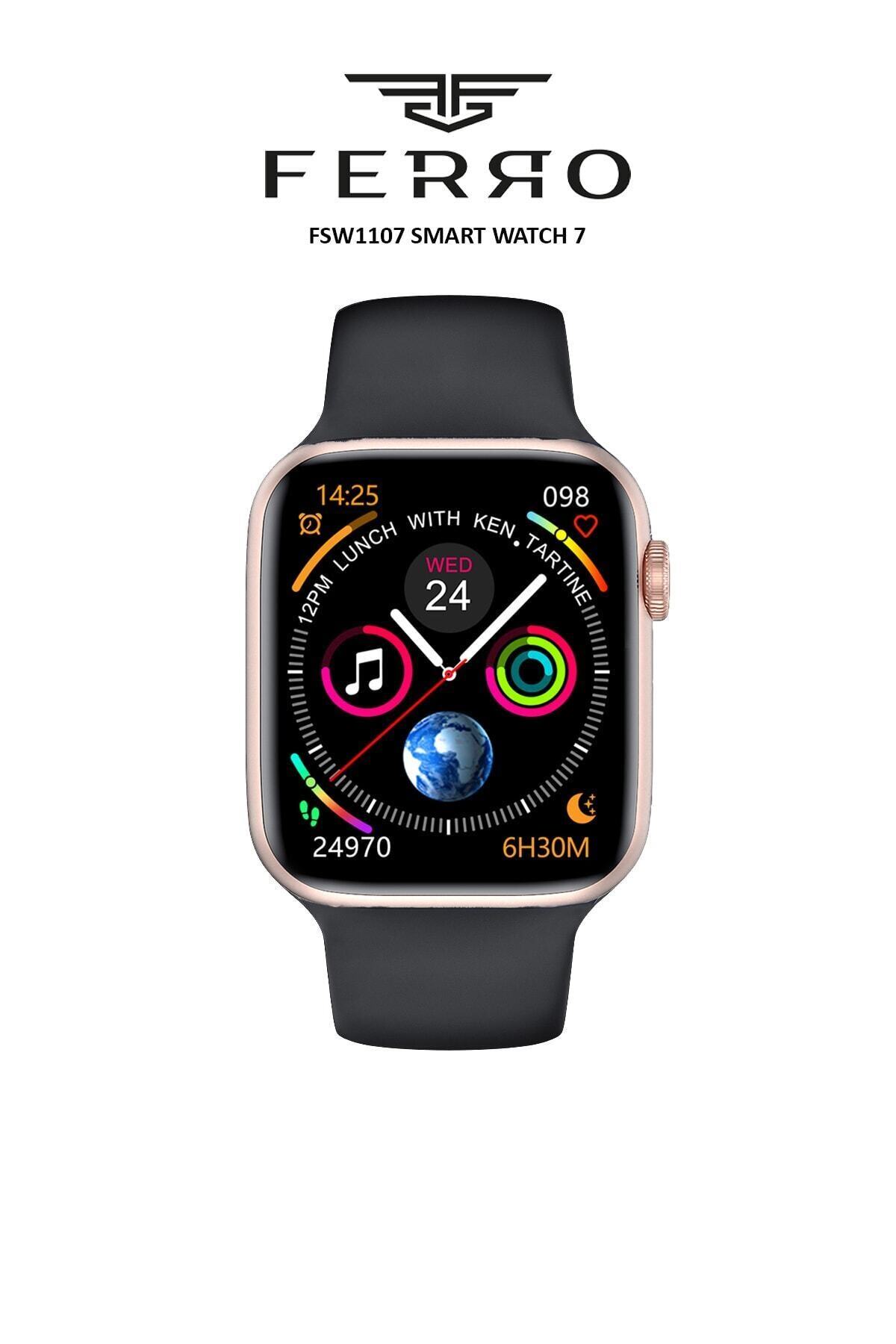 FERRO Watch 7 Android Ve Ios Uyumlu Akıllı Saat En Yeni Sürüm Ithalatçı Garantili