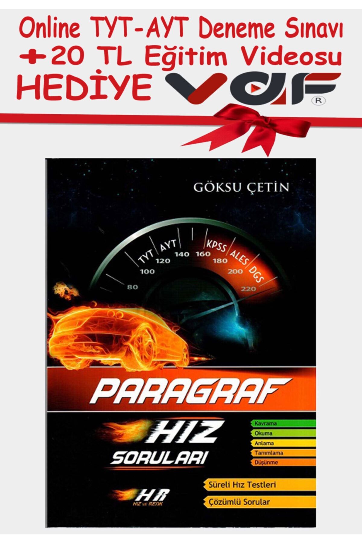 Hız ve Renk Yayınları Hız Ve Renk Tyt Ayt Hız Ve Renk Soru Bankası Paragraf
