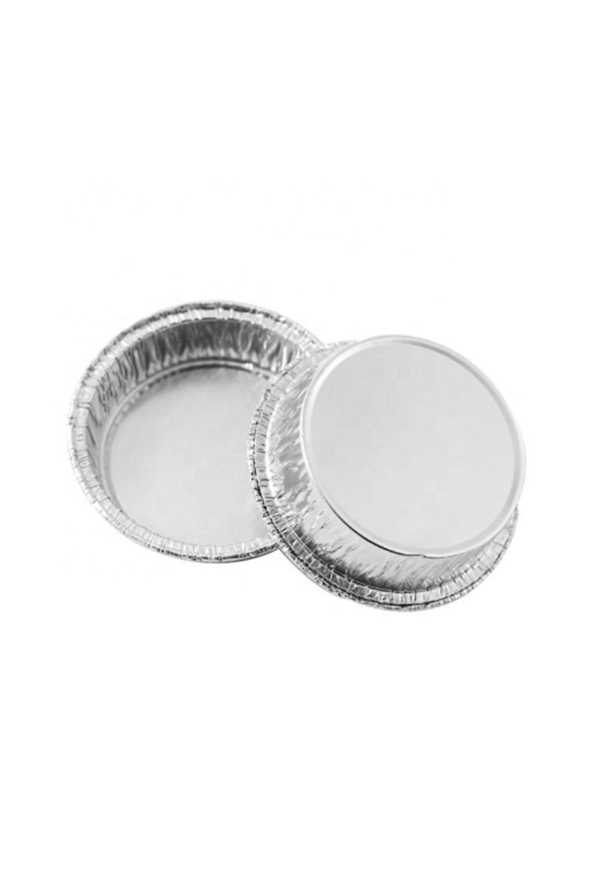 Borox Alüminyum Tartım Kabı - 100 X 30 mm Genel Amaçlı Tartım Tabağı - Nem Kabı - 50 Adet / Paket