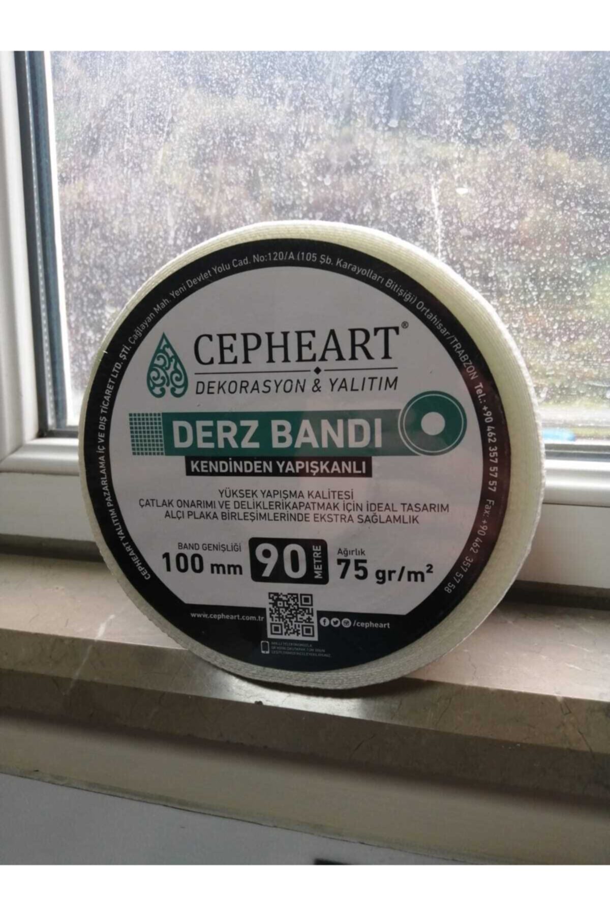 CEPHEART Derz Bandı 10 Cm (90 Mt)