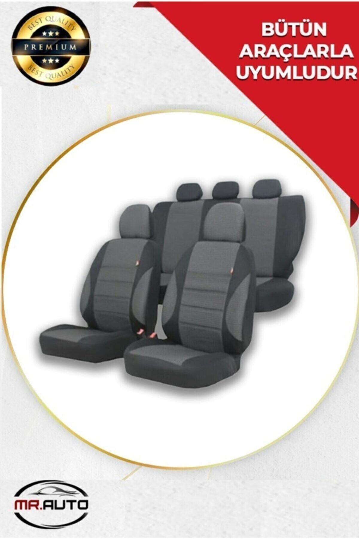 MR AUTO 8 Parça Toyota Hyundai Mazda Honda Nissan Kia Tüm Modellerle Uyumlu Ortopedik 2 1 Oto Koltuk Kılıfı