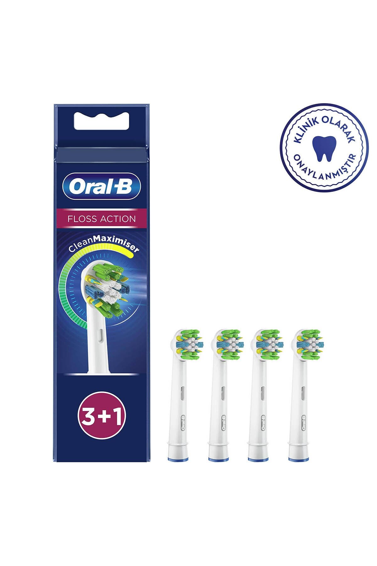 OralB Floss Action 3+1 Cleanmaximizer Teknolojili Yedek Fırça Başlığı