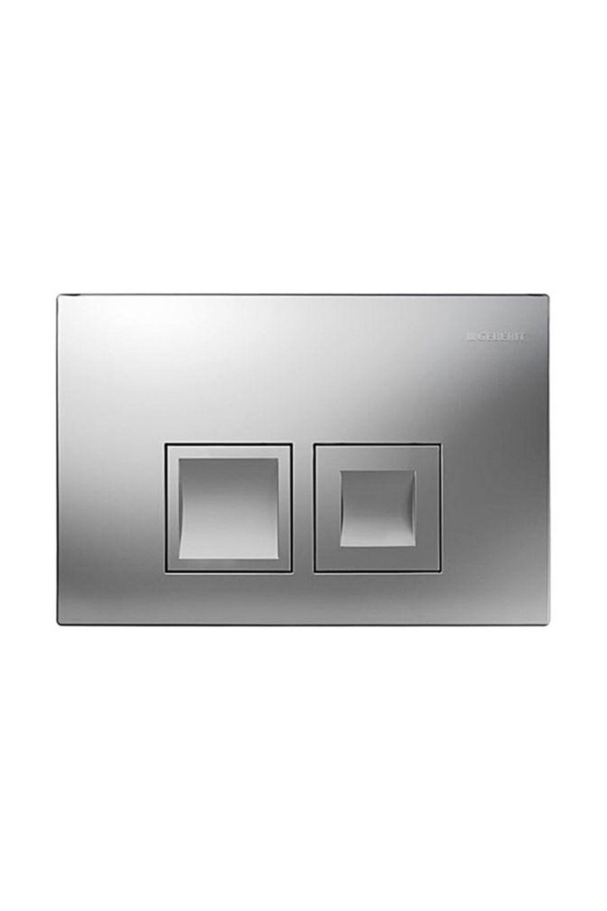 Geberit Delta50 115.135.46.1 Kumanda Paneli Çift Basmalı, Mat Krom