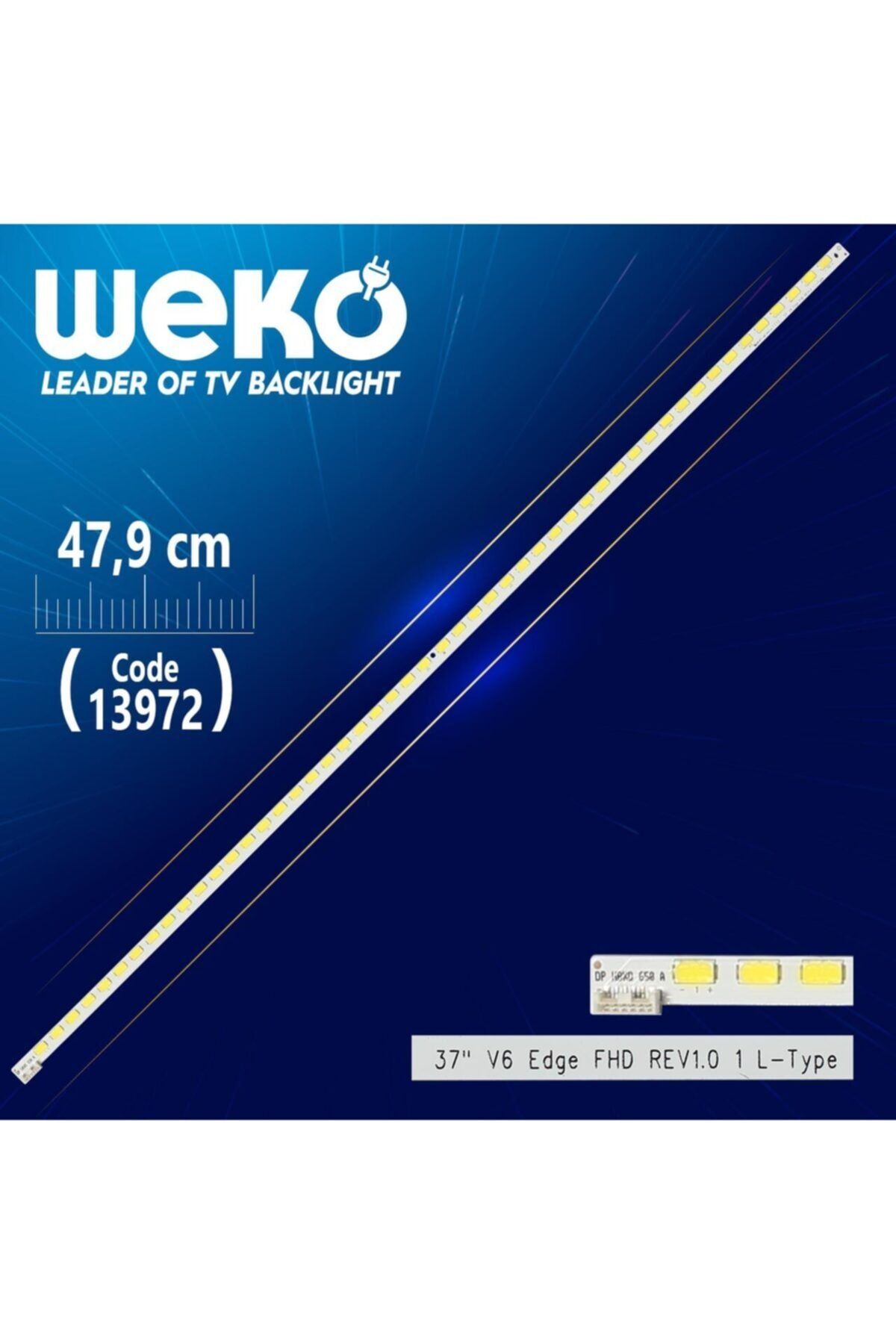 WEKO 37 V6 Edge Fhd Rev1.0 1 L-type - 47.9 Cm 50 Ledli (wk-594)