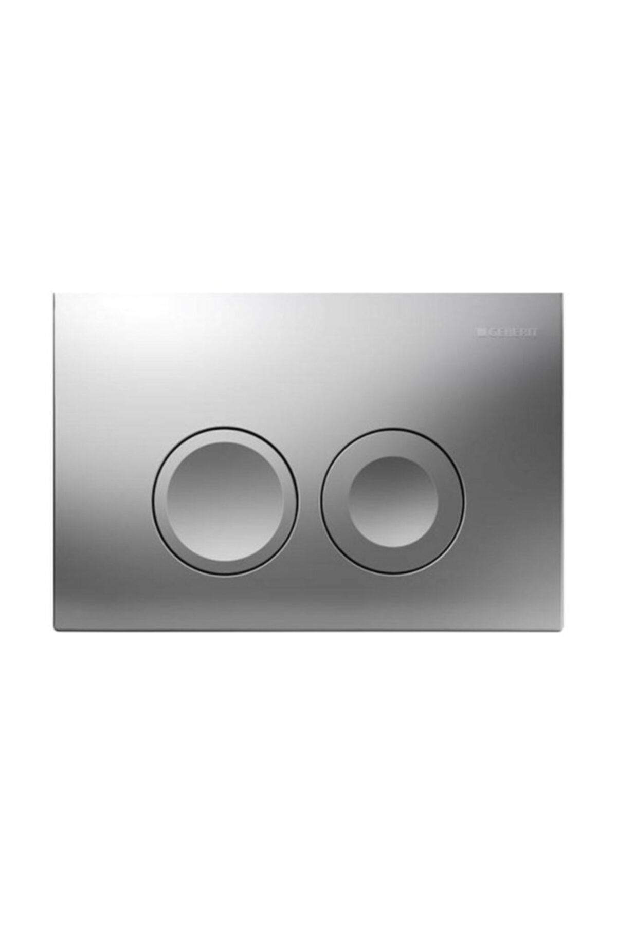 Geberit Delta21 115.125.46.1 Kumanda Paneli Çift Basmalı, Mat Krom