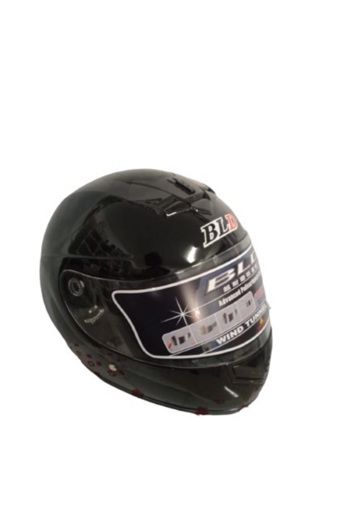 BLD 918 Boyunluklu Siyah Motosiklet Kask ( L Beden )