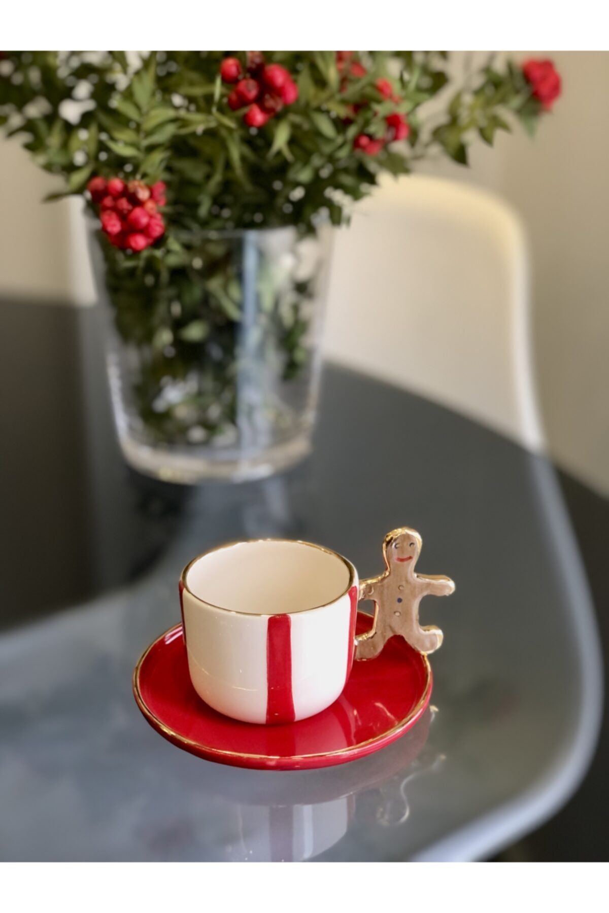 Xhoie Ceramics Kurabiye Adam Fincan