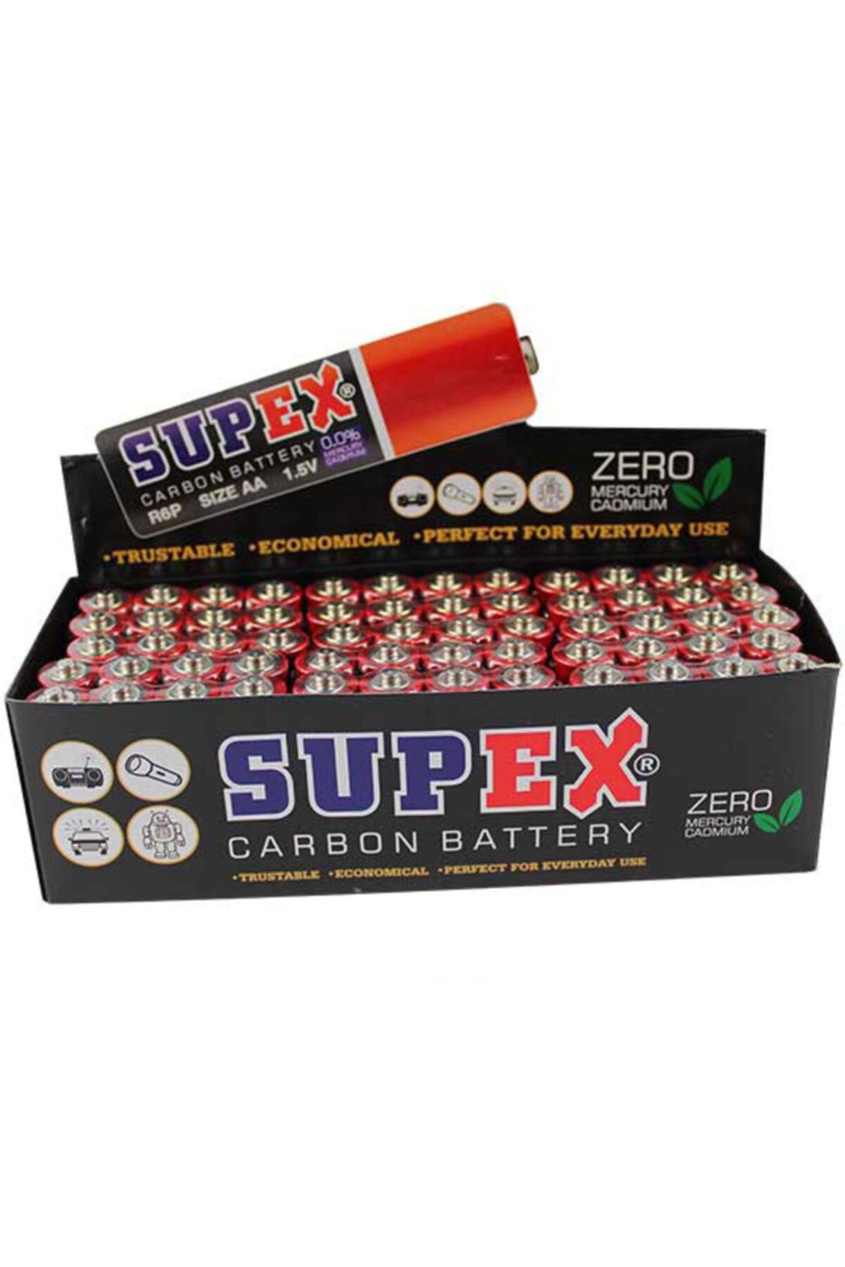 Supex R6 Aa Kalem Pil (60 Adet)