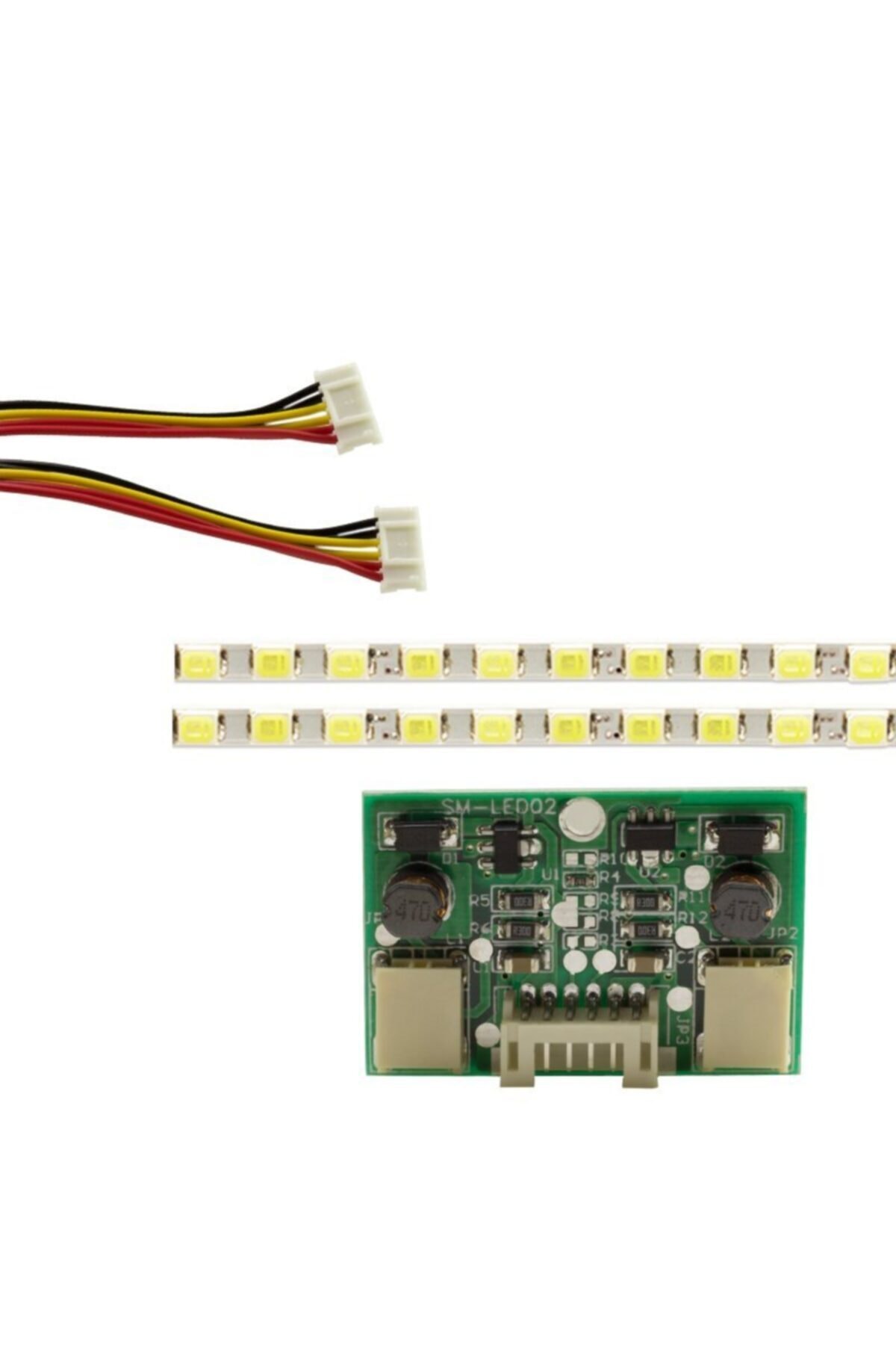 MERTER 22* Universal Monitör E-led 69 Ledli (2835) 480mm 12v Çift Led+sürücü+kablo Takım (wk-142) (35654)
