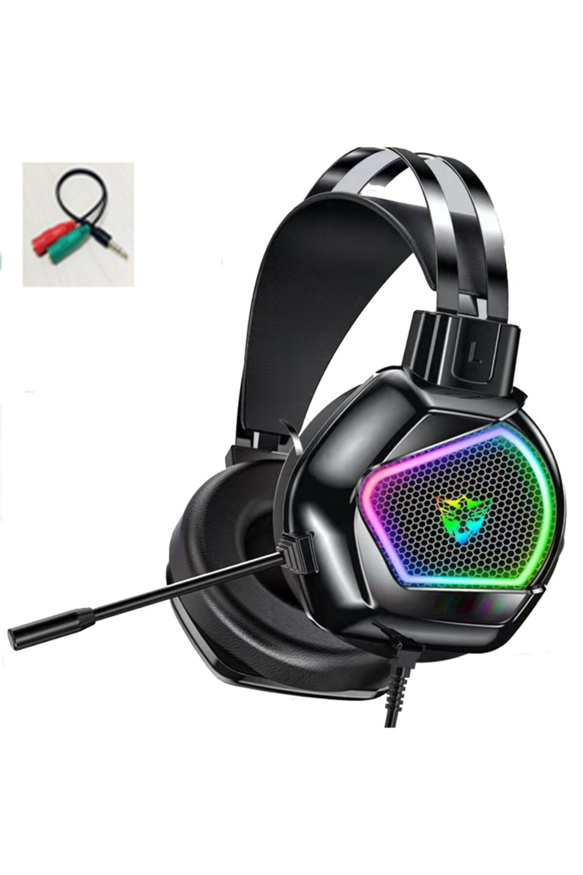 layftech H155 Oyuncu Kulaklık Rgb Stereo Hd Mikrofon Gaming Kulaklık Tel/ps4/xbox Uyumlu