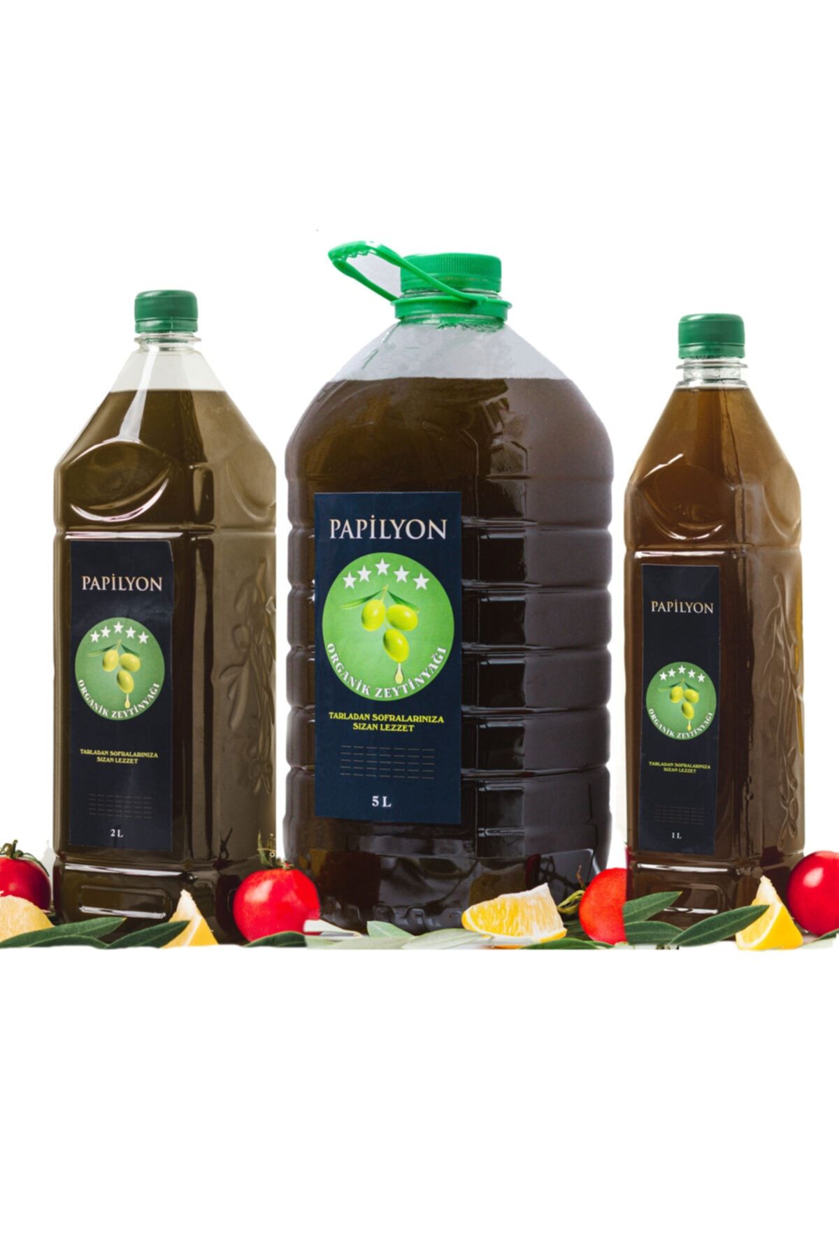 Papilyon Organik Soğuk Sıkım Sızma Zeytinyağı 8 Litre - Kampanya