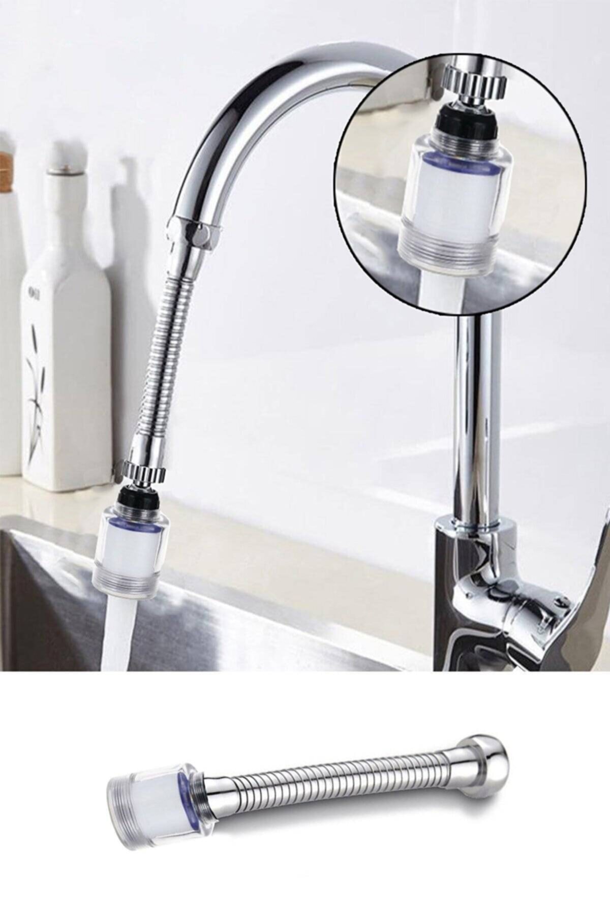 BEKA Hortumlu Kireç Önleyici Filtreli Su Tasarruflu Hareketli Musluk Başlığı