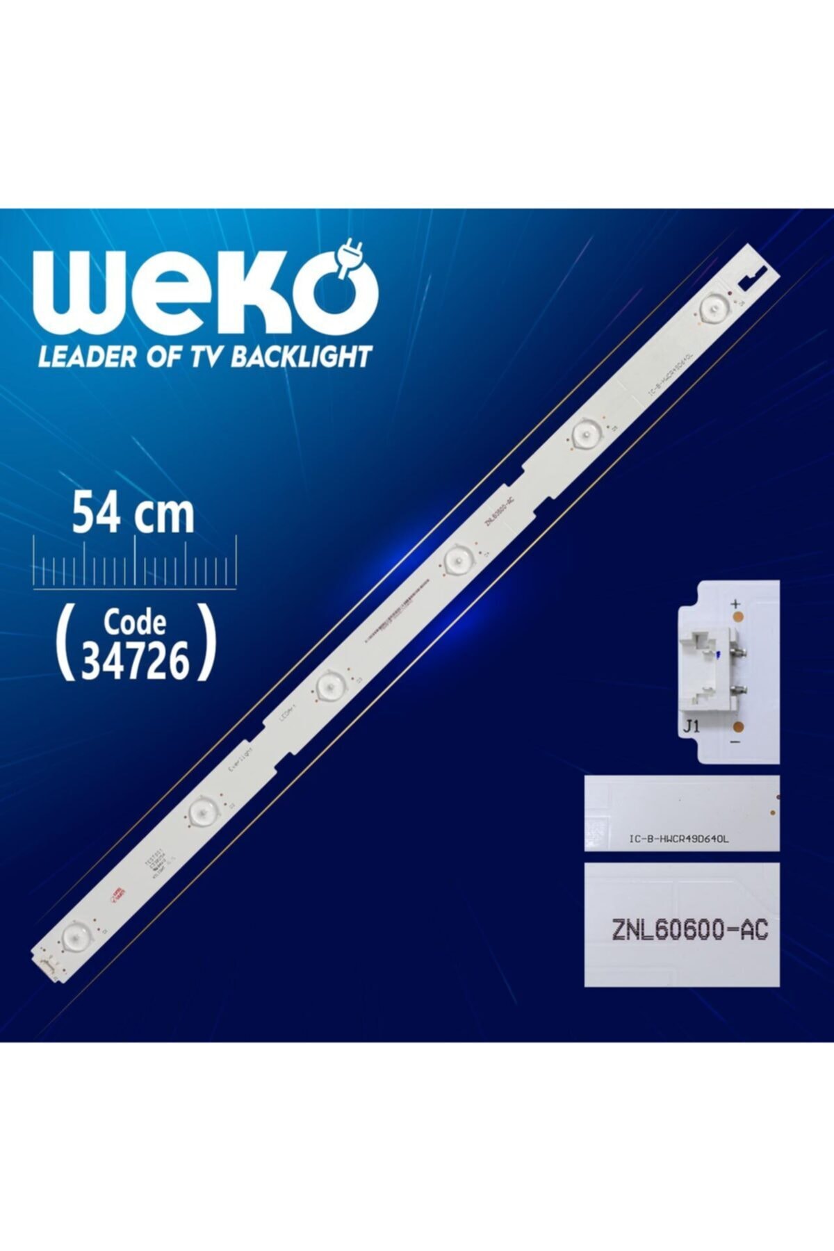 Beko Everlight Ic-b-hwcr49d640l - Znl60600-ac - 54 Cm 6 Ledli - (wk-22)