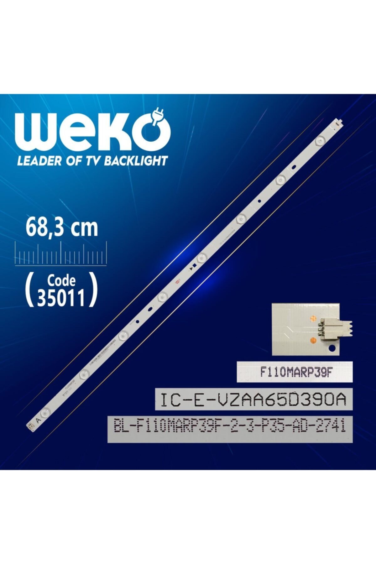 MERTER Ic-e-vzaa65d390a - F110malp39f - A Type - 68.3 Cm 8 Ledli (wk-799)