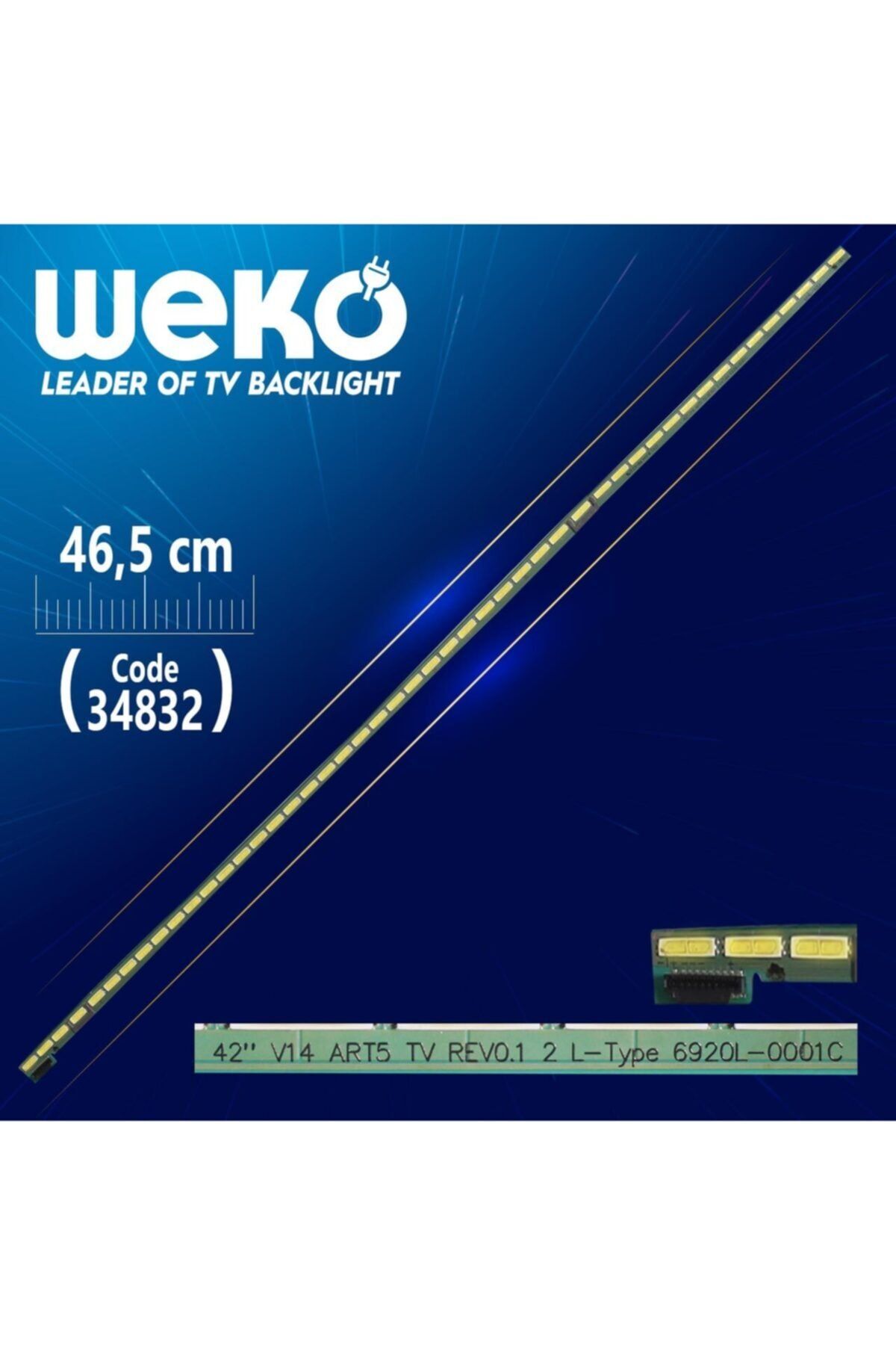 WEKO 42 V14 Art5 Tv Rev0.1 2 L-type 6920l-0001c - 46.5 Cm 48 Ledli - (wk-384)