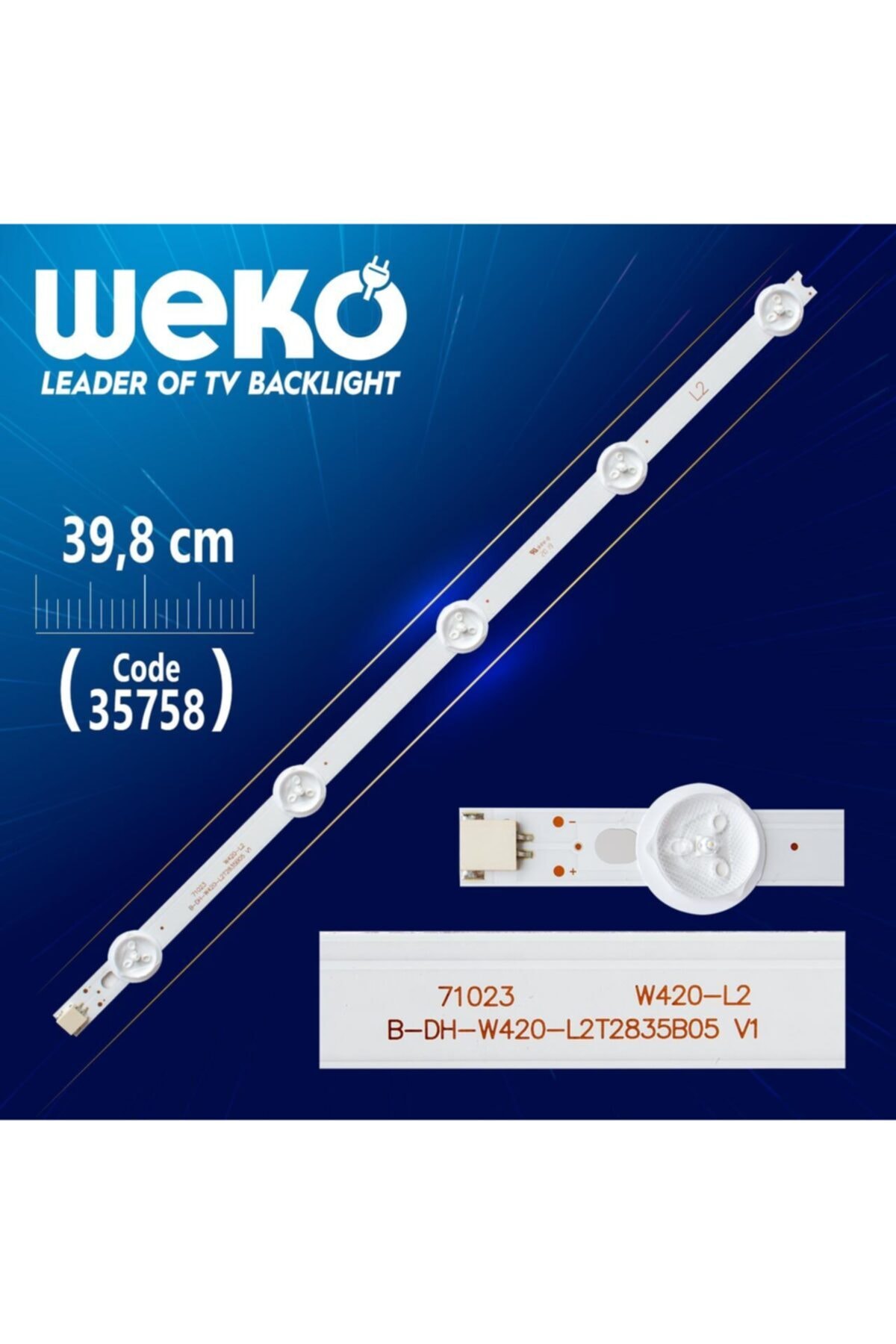 MERTER 42 Row2.1 Rev 0.6 1 L2-type 6916l-1216a - 39.8 Cm 5 Ledli - (wk-1226)