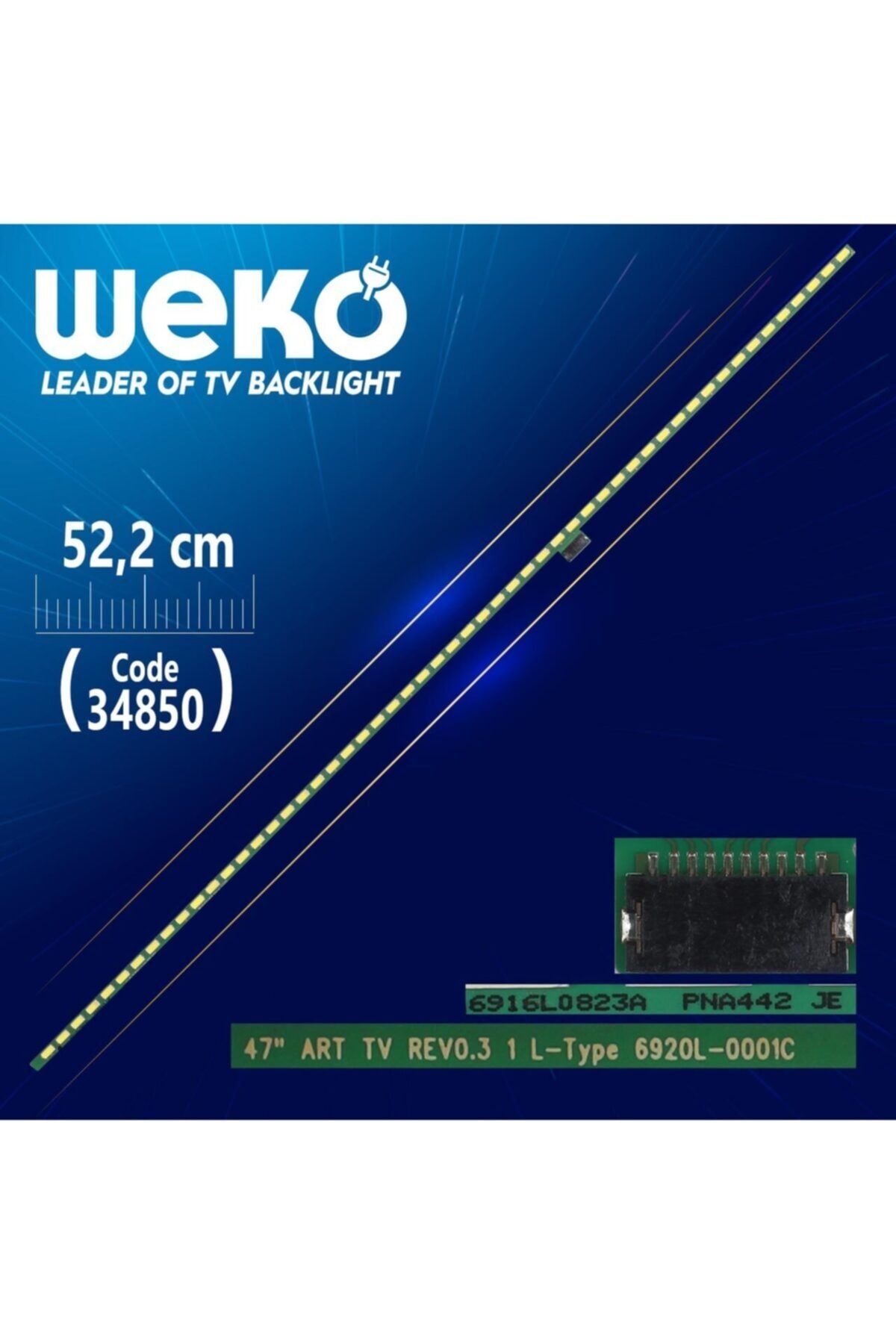 WEKO 47 Art Tv Rev0.3 1 L-type 6920l-0001c - 52.2 Cm 54 Ledli - (wk-719)