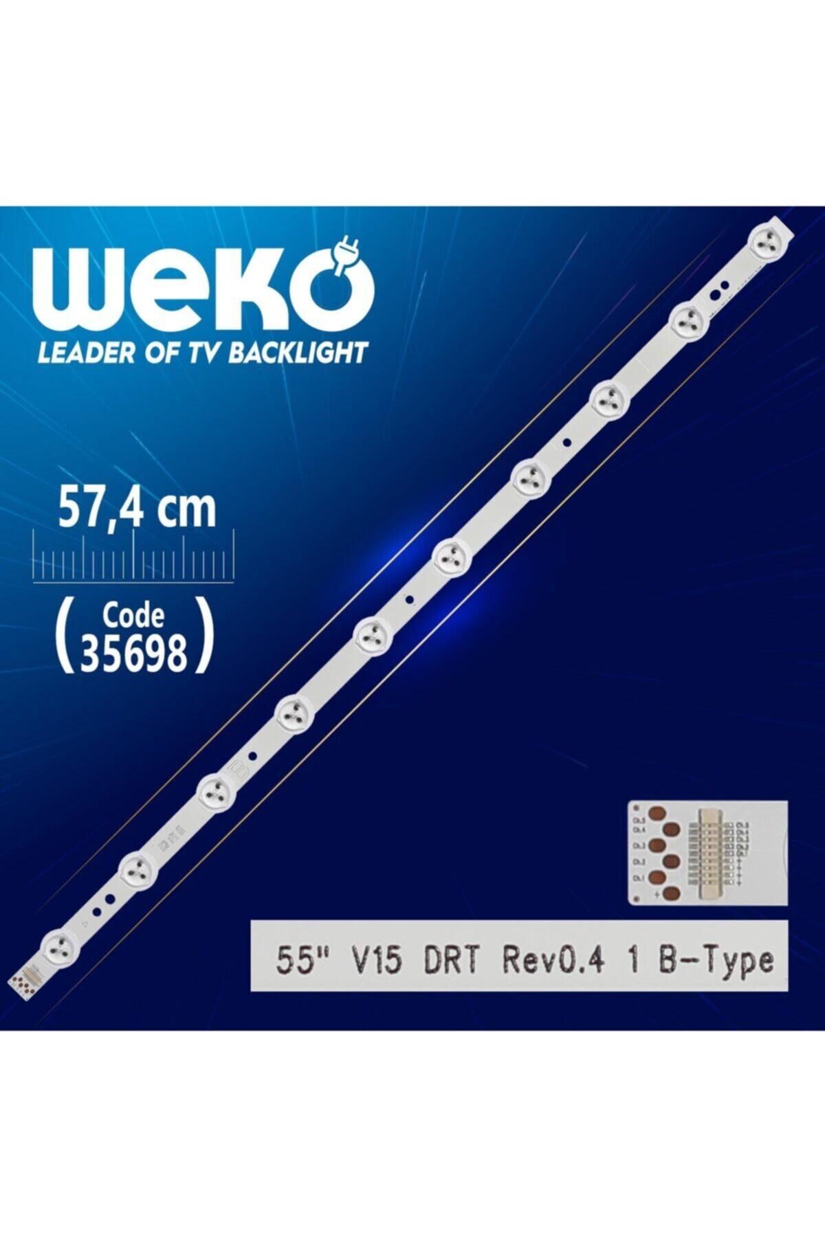WEKO 55 V15 Drt Rev0.4 1 B-type - 57.4 Cm 10 Ledli - (wk-1174)