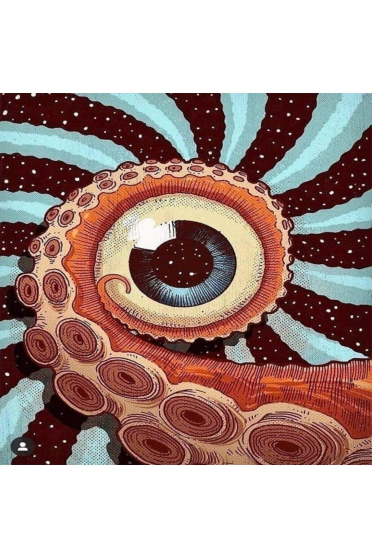 Fupe Shop Göz Sayılarla Boyama Seti Kasnaklı 90 X 110 Cm