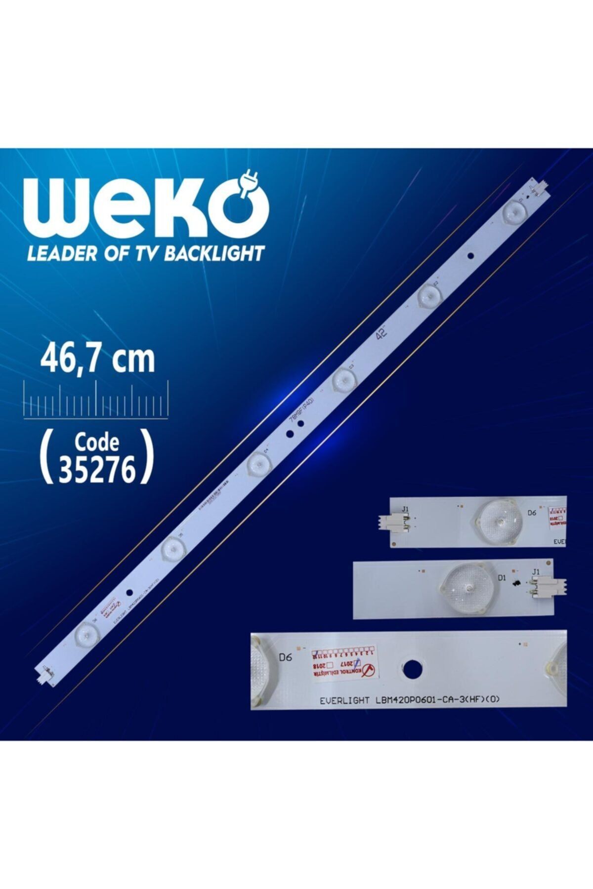 MERTER Everlıght Lbm420p0601-ca-3(hf)(0) - 46.7 Cm 6 Ledli - (wk-156)