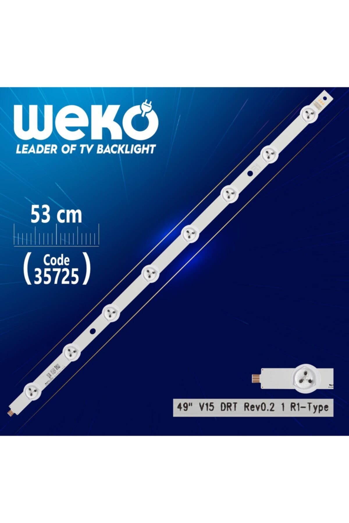 WEKO 49 V15 Drt Rev0.2 1 R1-type - 53 Cm 8 Ledli - (wk-1195)