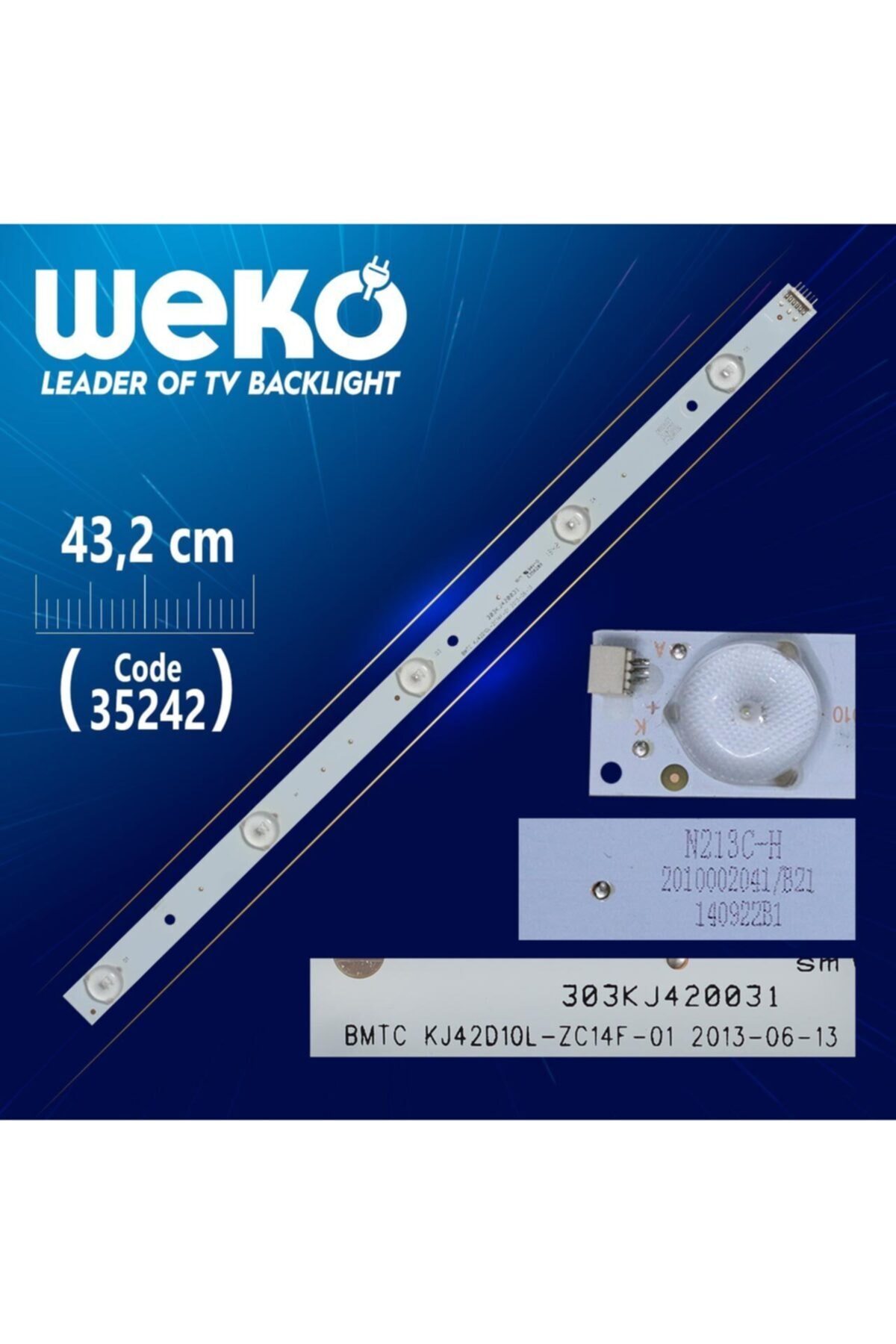 WEKO Bmtc Kj42d10l-zc14f-01 - 303kj420031 - 43.2 Cm 5 Ledli - (wk-463)
