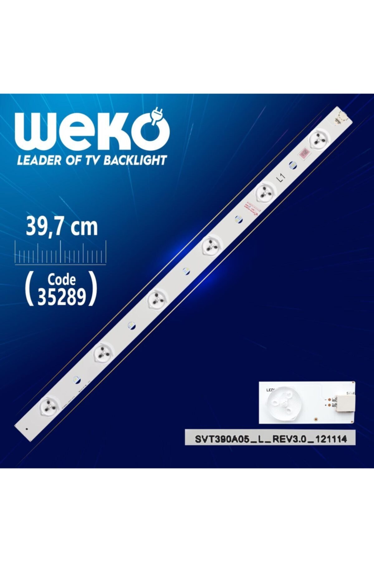 WEKO Svt390a05_l_rev3.0_121114 - L1 Type - 39.7 Cm 6 Ledli - (wk-920)