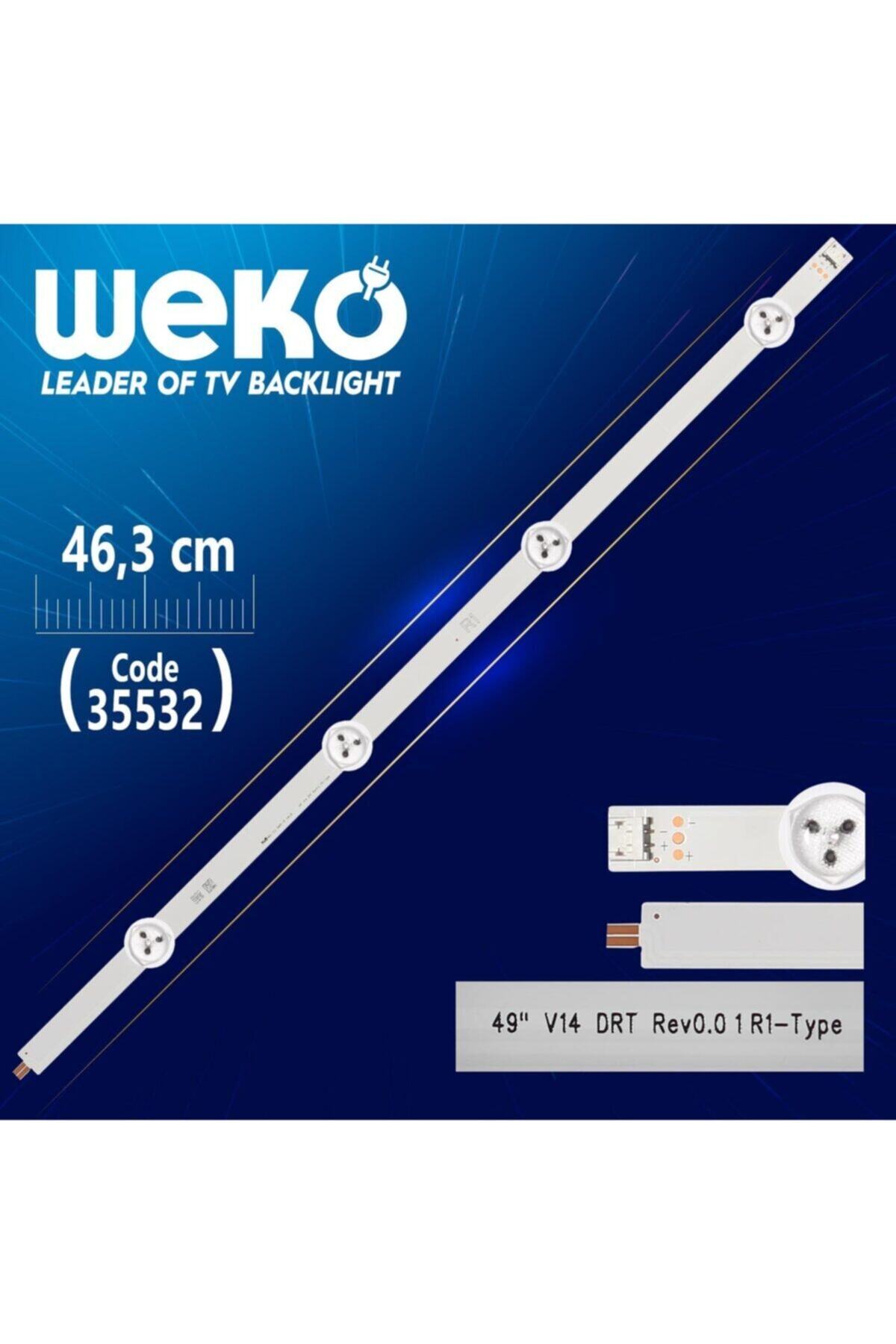 WEKO 49 V14 Drt Rev0.0 1 R1-type - 46.3 Cm 4 Ledli - (wk-1065)