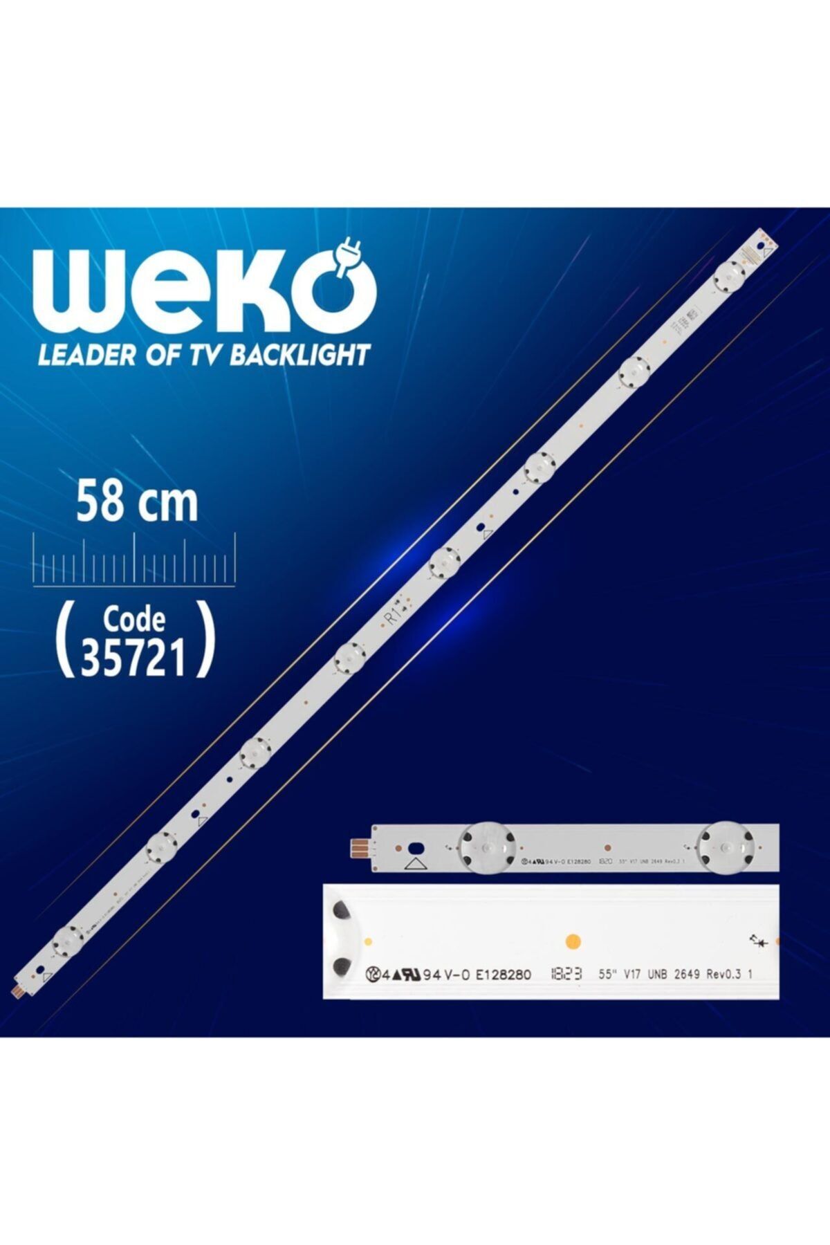 MERTER 55 V17 Unb 2649 Rev0.3 1 - R1 Type - 59.2 Cm 8 Ledli - (wk-1192)
