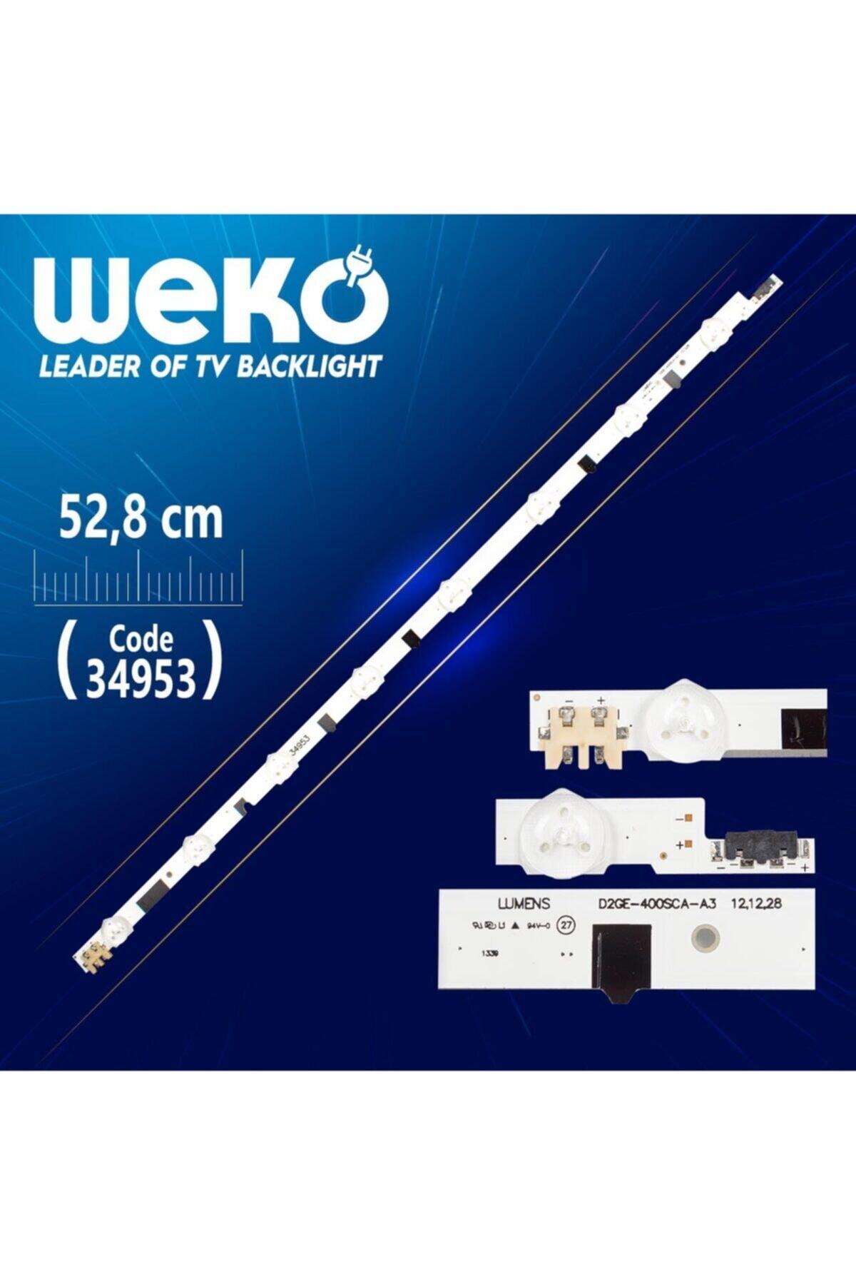 WEKO D2ge-400sca-r3 - 2013svs40f L 8 Rev 1.9 - Left - 52.8 Cm 8 Ledli - (wk-065) Bakır