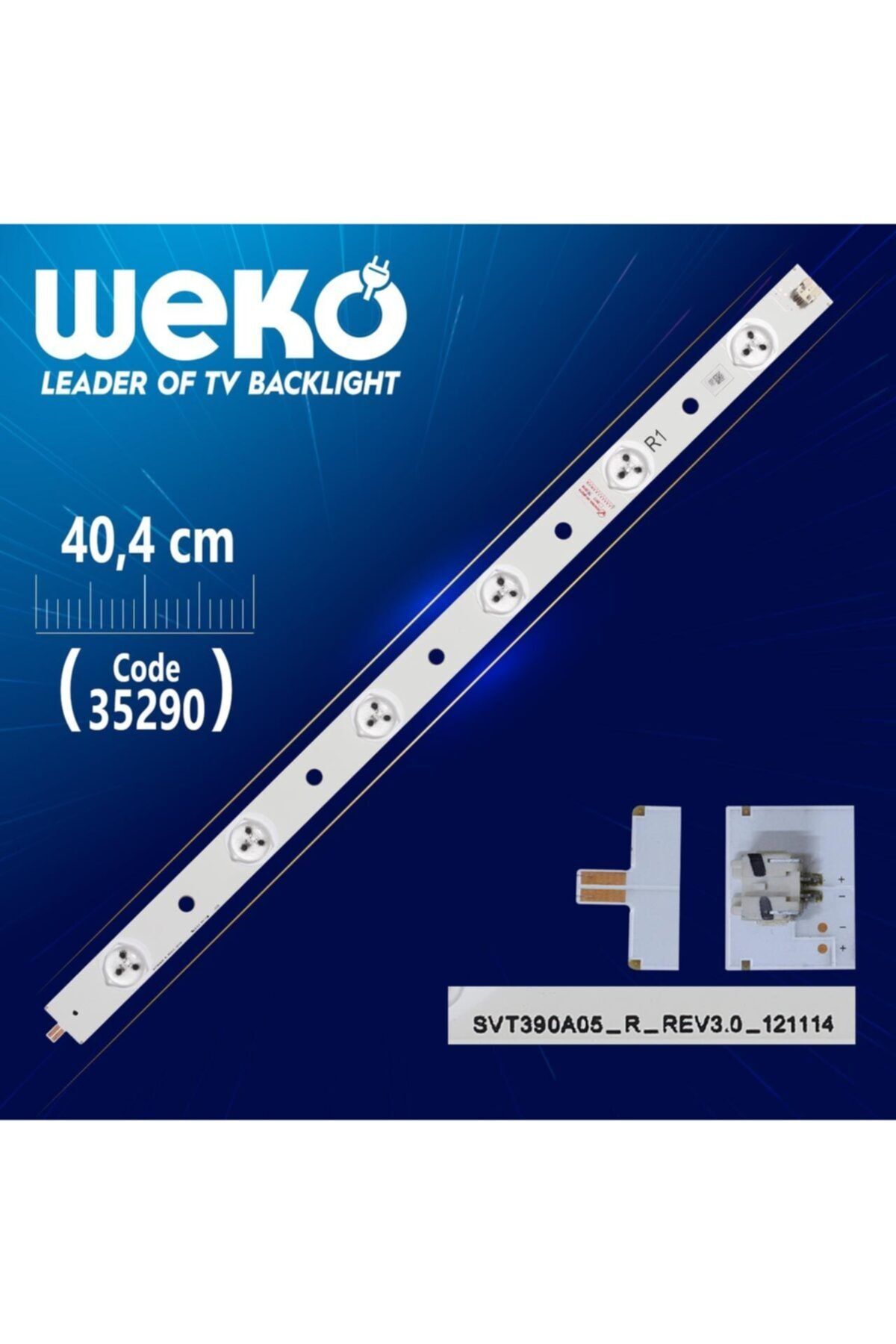 WEKO Svt390a05_r_rev3.0_121114 - R1 Type - 40.4 Cm 6 Ledli - (wk-921)