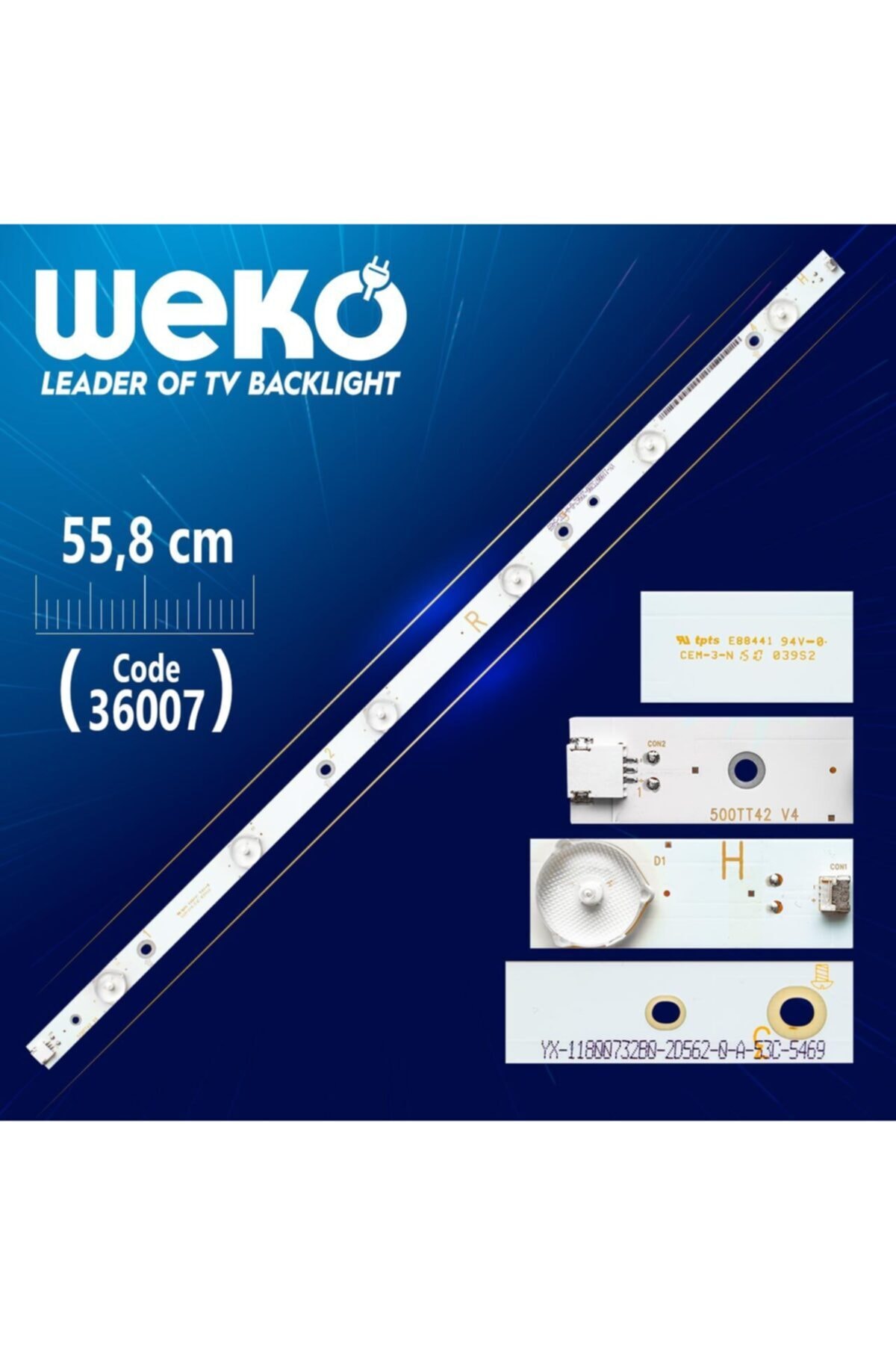 MERTER 500tt42 V4 - Sx-11800732b0-2f583-0-a-560-3444 R - 6 Ledli 55.8 Cm