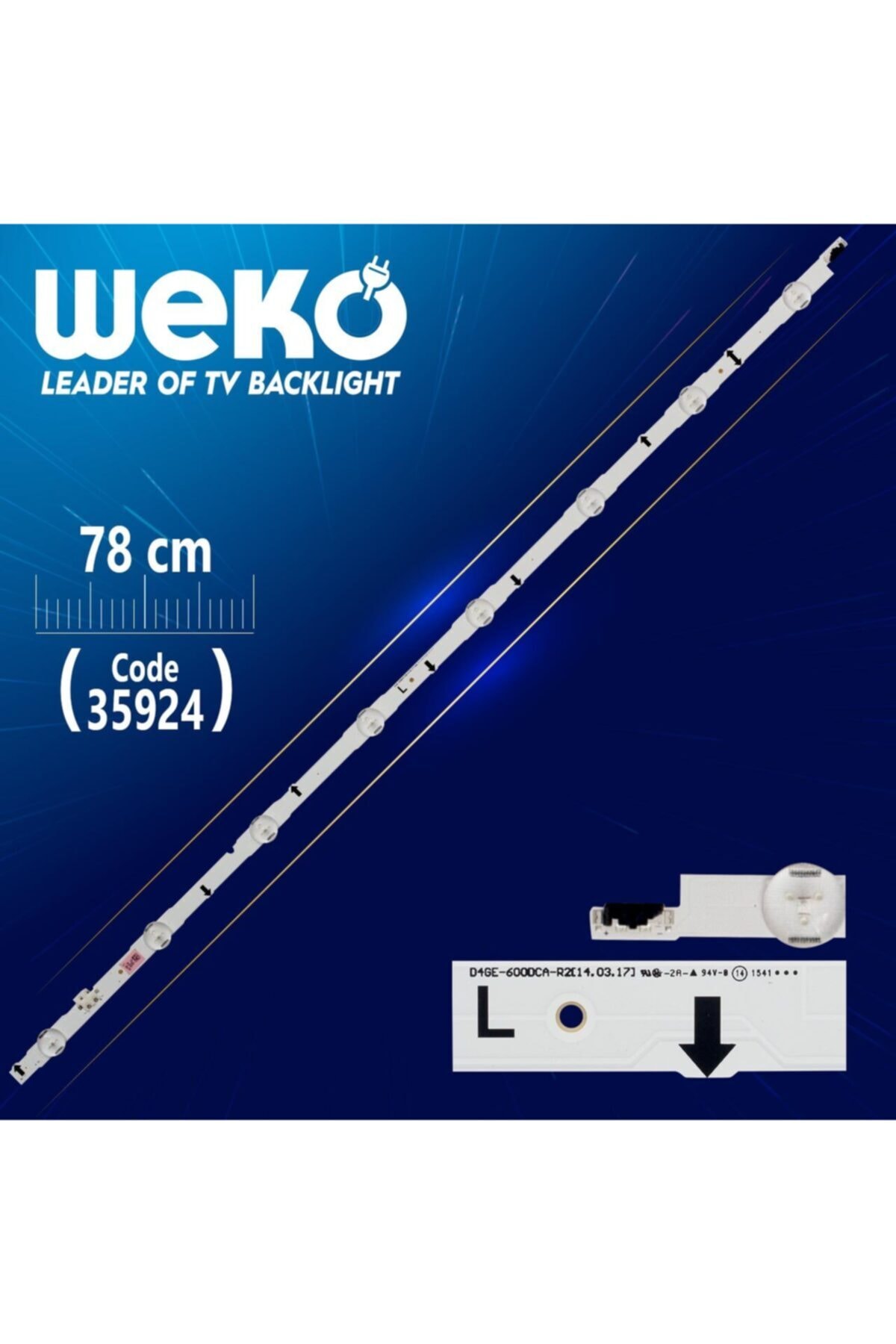 MERTER D4ge-600dca-r2, 30434a 8 Ledli 78 Cm