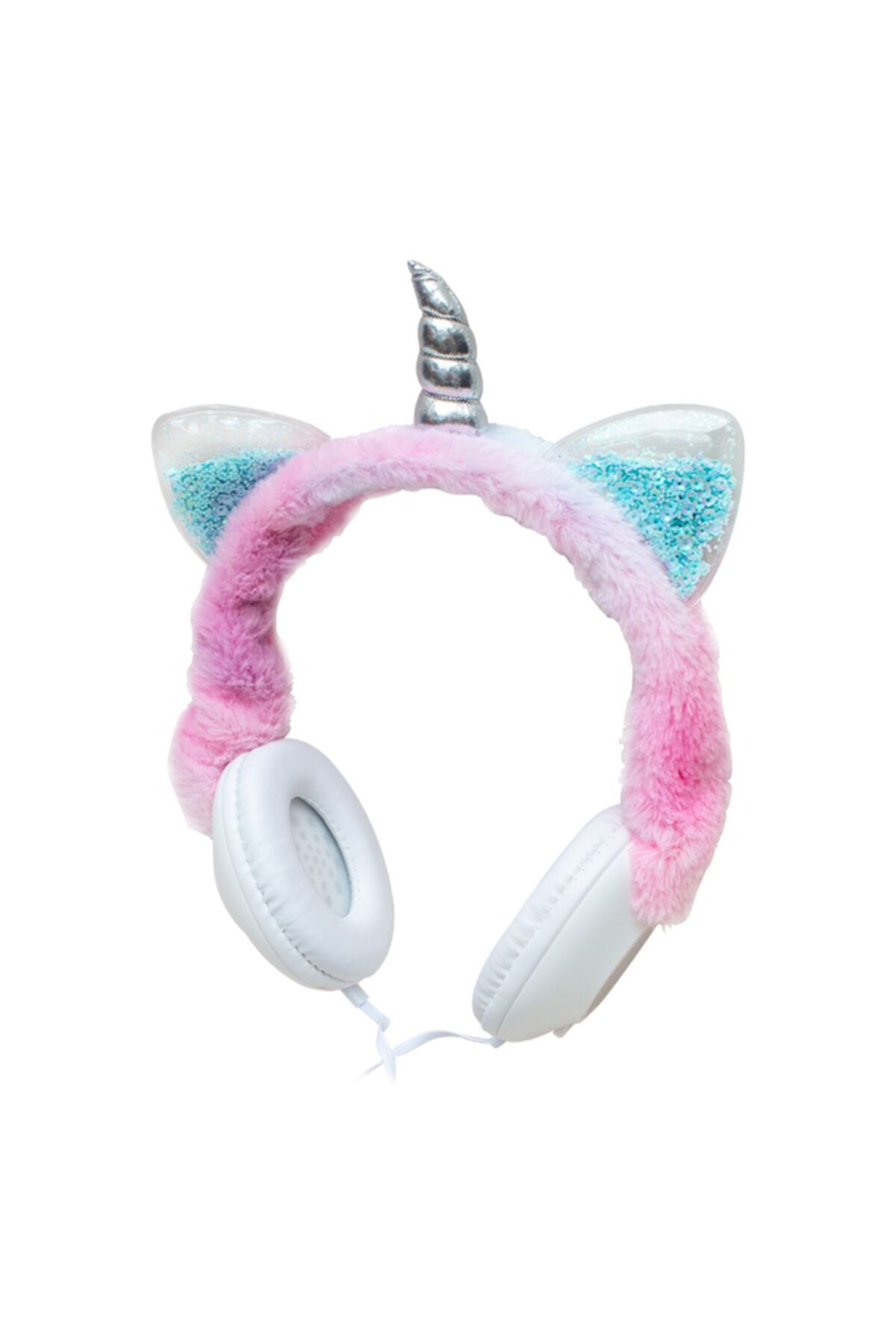 Powermaster Dmz-10e 3.5mm Jacklı Kulaküstü Kablolu Peluş Unicorn Kulaklık