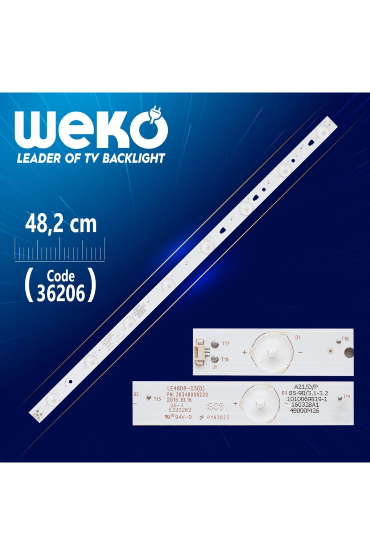 MERTER Le48d8-03(d) Pn:30348008220 48000m26 8 Ledli 48.2 Cm