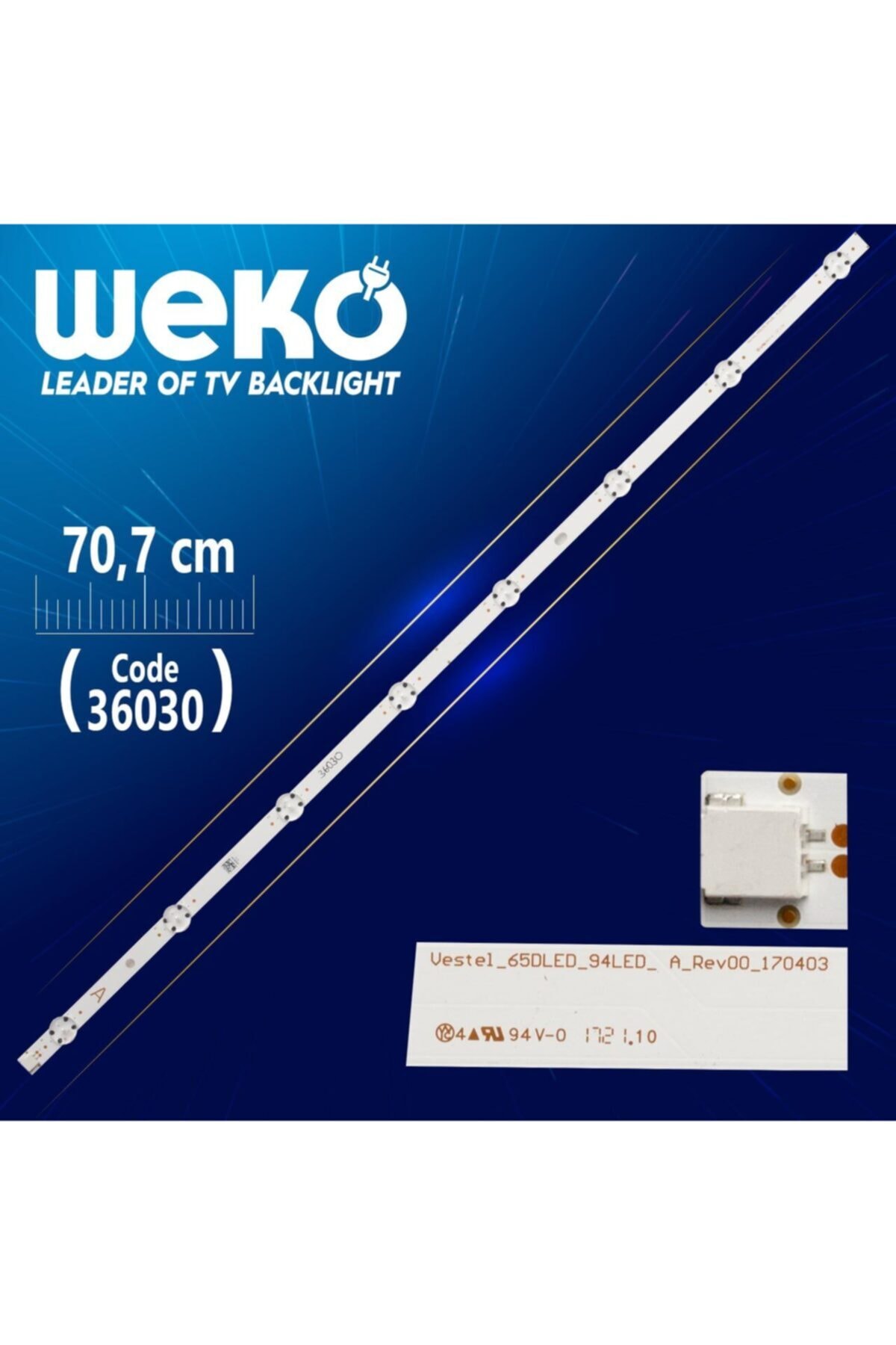WEKO Vestel_65dled_94led_ A_rev00_170403 8 Lensli 70.7 Cm