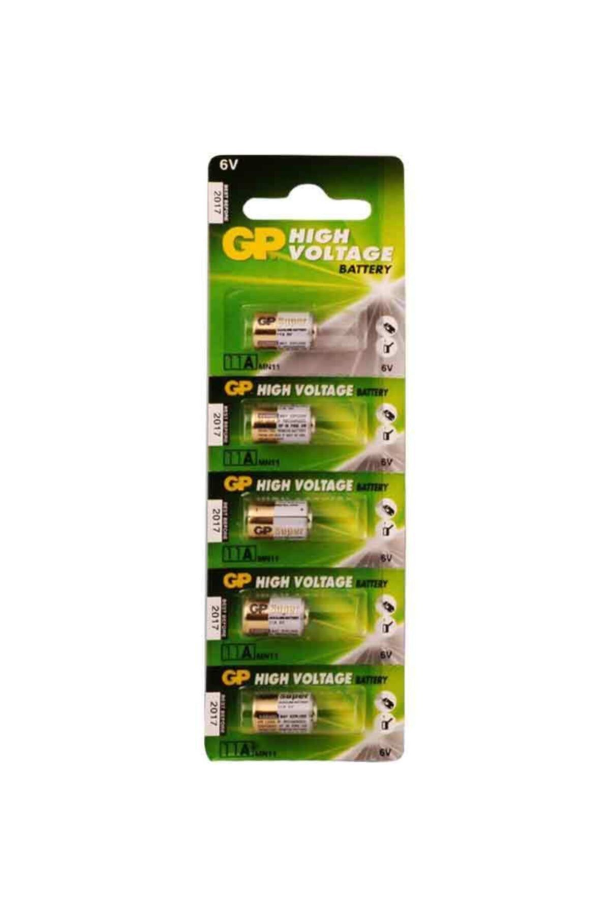 GP 11a-2c5 Alkalin 6v 5li Paket Pil