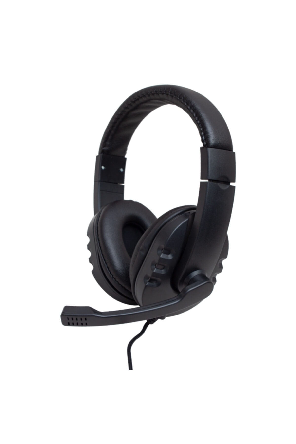 HELLO Hl-5351 3.5mm Stereo Kablolu Ledli Mikrofonlu Oyuncu Kulaklık Siyah