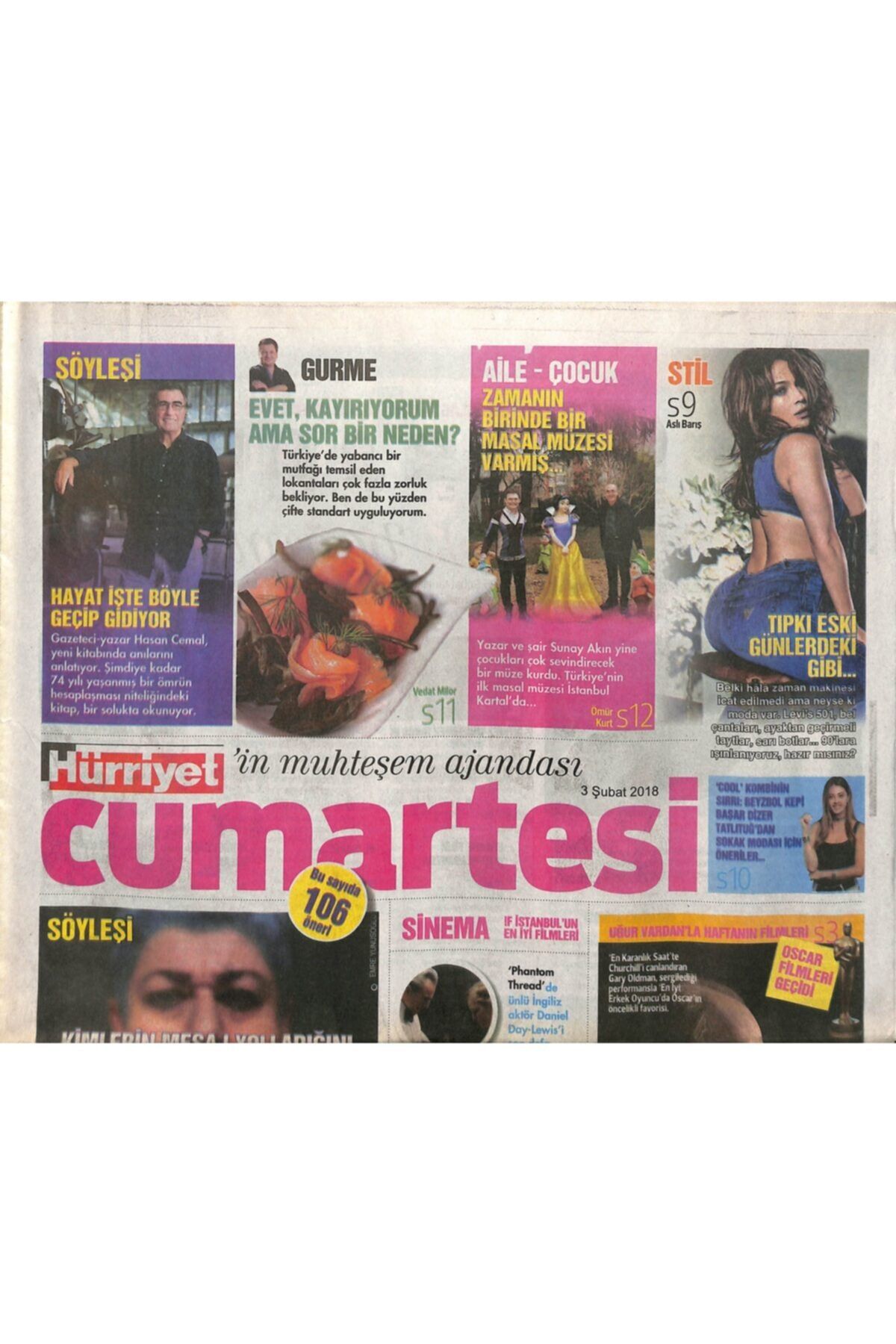 Gökçe Koleksiyon Hürriyet Gazetesi Cumartesi Eki 3 Şubat 2018 - Dua Lipa , Çıtayı Yükseltiyor