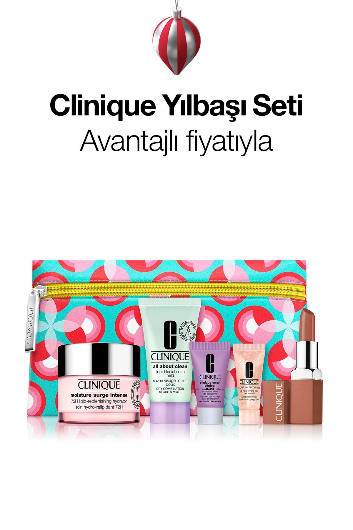 Clinique Moisture Surge Yoğun Nem Severler Için Cilt Bakımı Ve Makyaj Seti