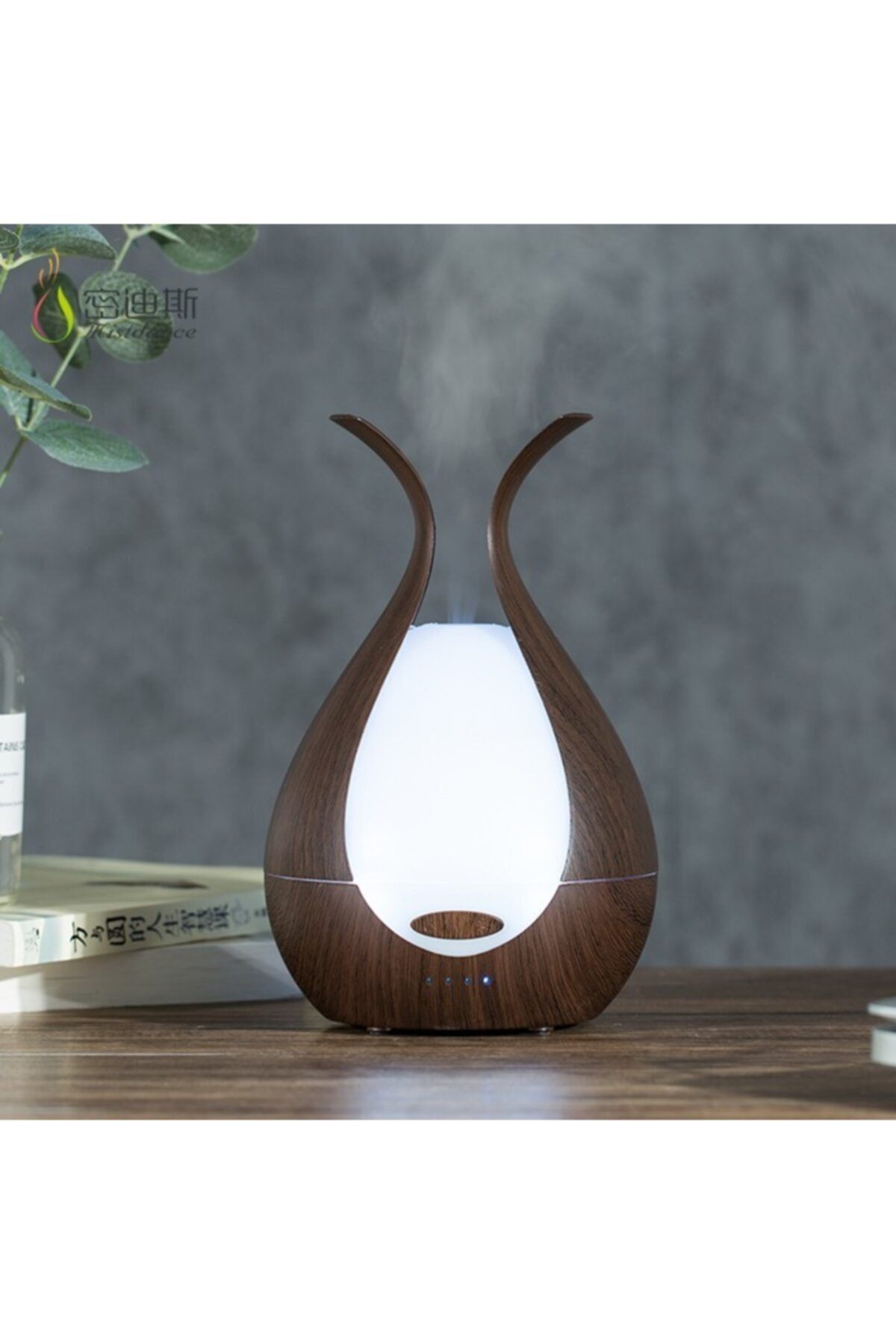 Butfulake Hava Nemlendirici Aromatik Oda Kokusu Difüzörü Buhar Ultrasonik 7 Renk Led Işıklı 350 ml Buhar