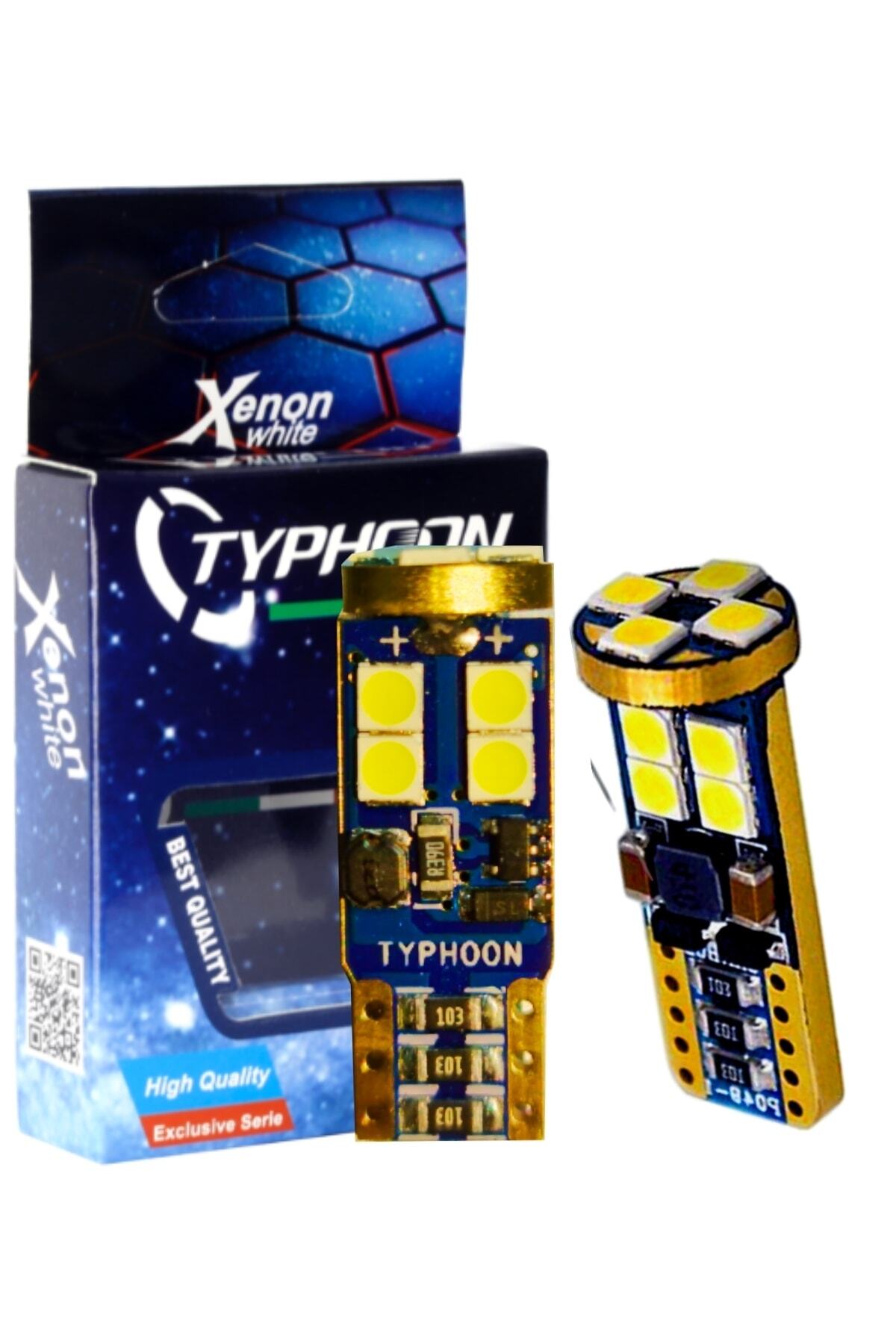 Typhoon T10-0993 Premium Dipsiz W5w Canbus'lı T10 Led .15 Gün Kullanın Memnun Kalmazsanız Paranız Iade