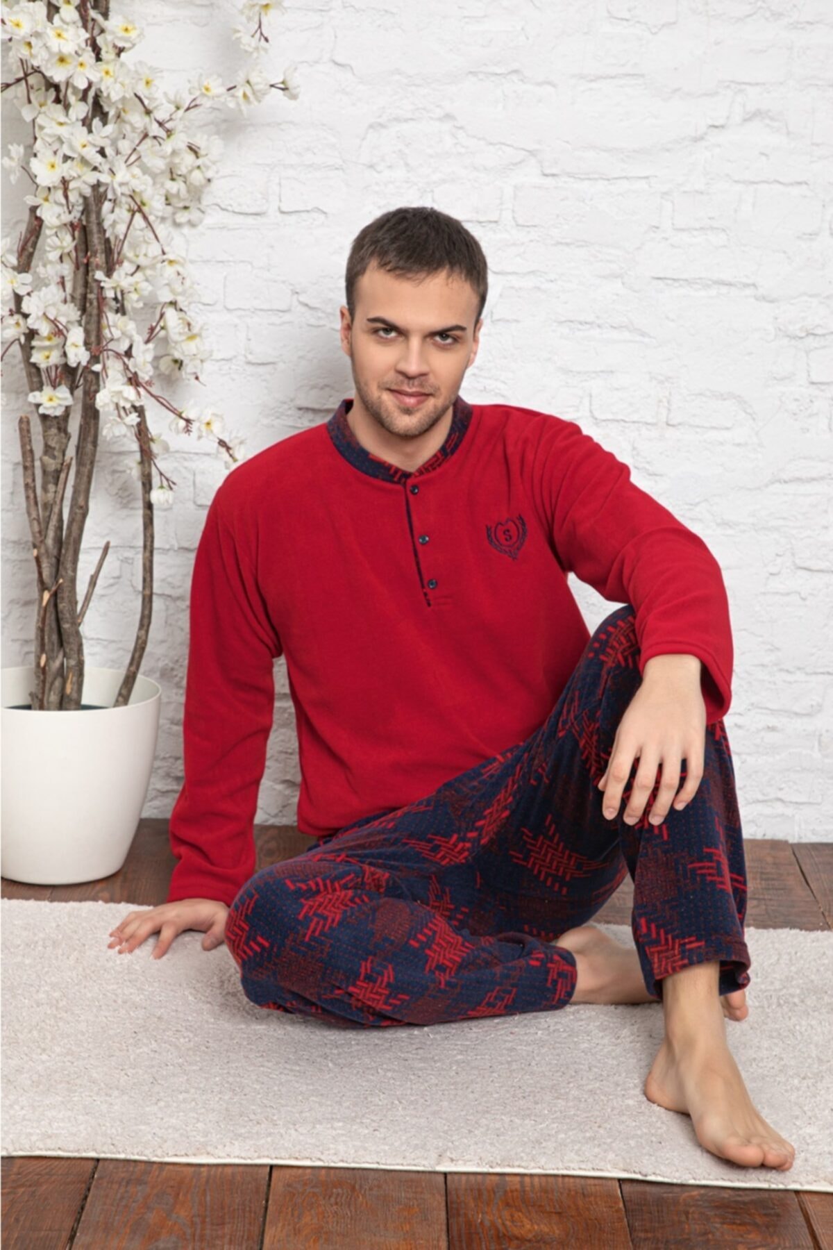 Sude HOMEWEAR Erkek Polar Pijama Takımı
