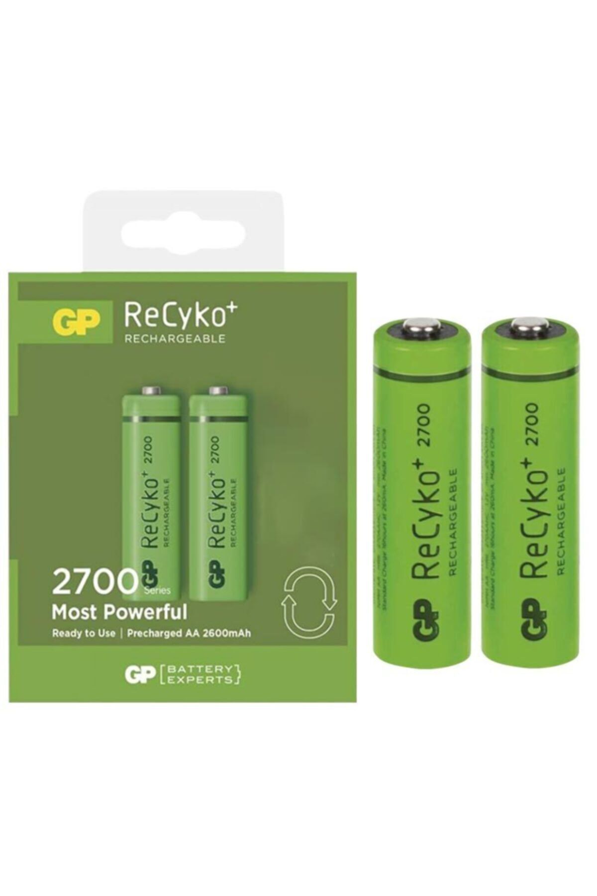 GP 2700 R6 Kalem Pil 2li Bls Paket Recyko Yeşil