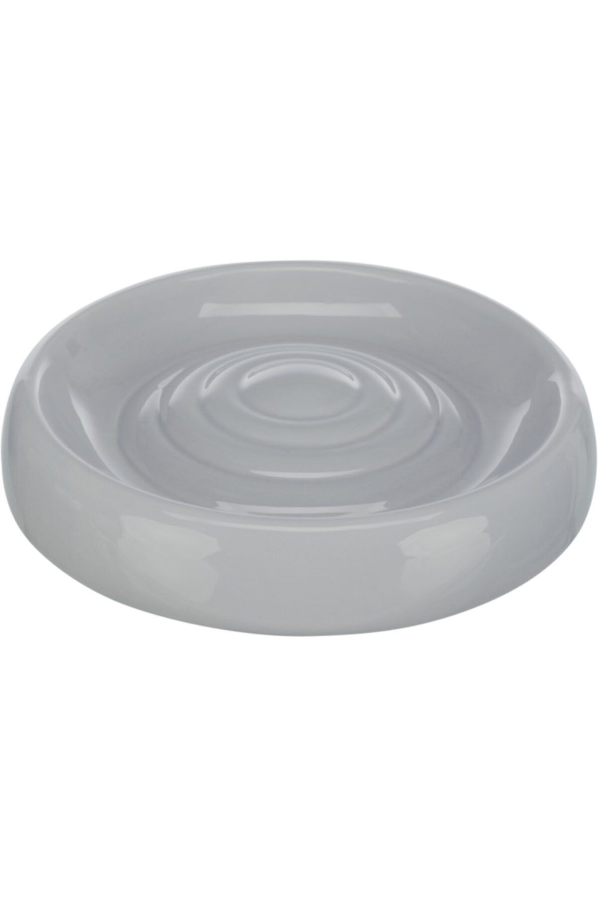 angel store Kedi Seramik Su Kabı, 0,2lt/ø18 Cm, Gri