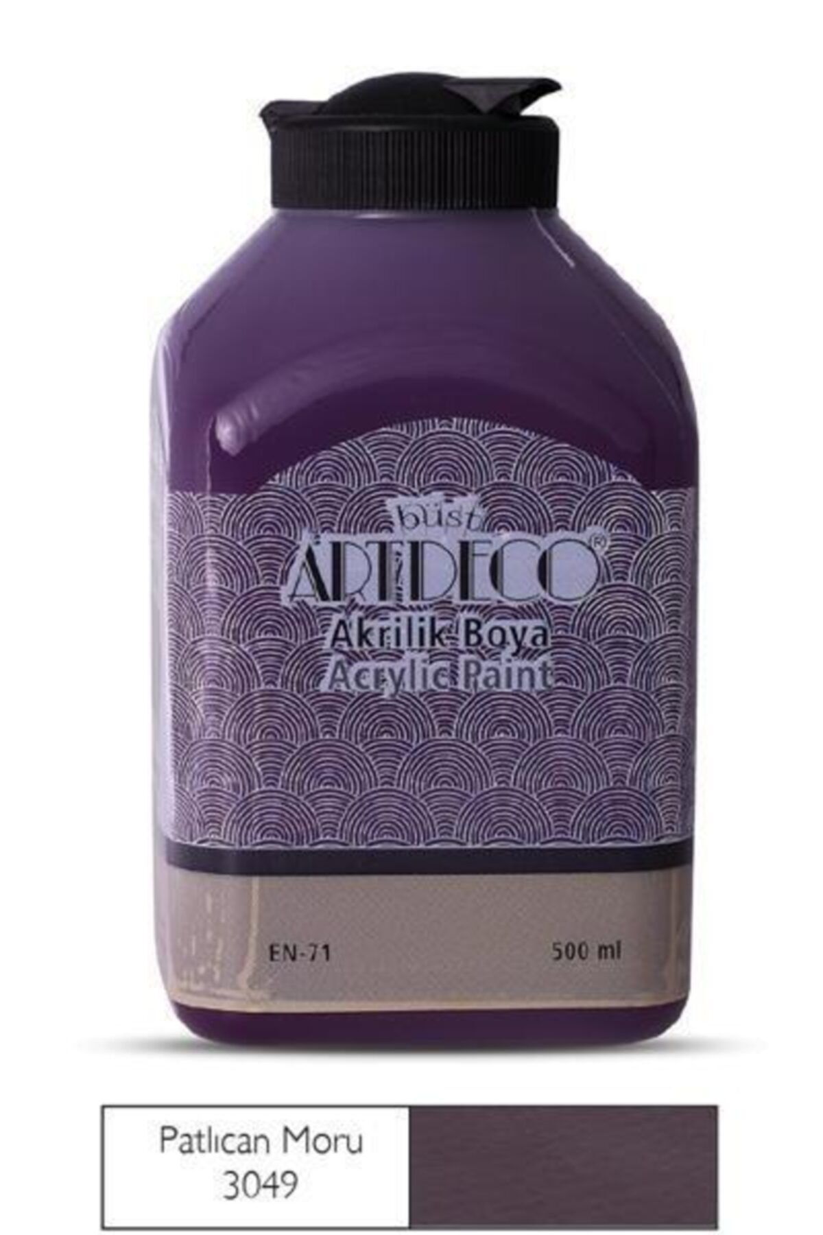 Artdeco 500ml Patlıcan Moru Akrilik Boya 3049