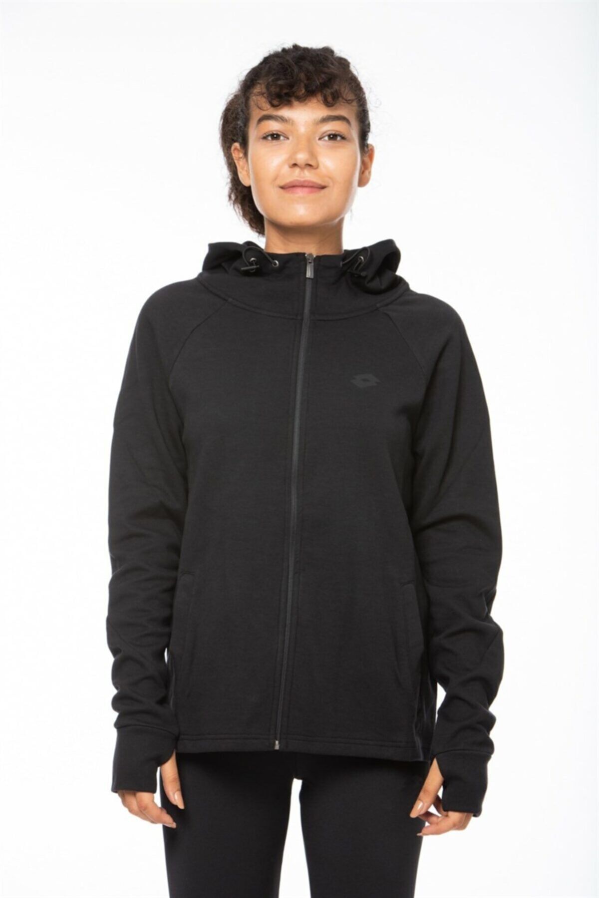 Lotto Kadın Sweatshirt R7793 Mınner Sweat Hd Fz Ft W